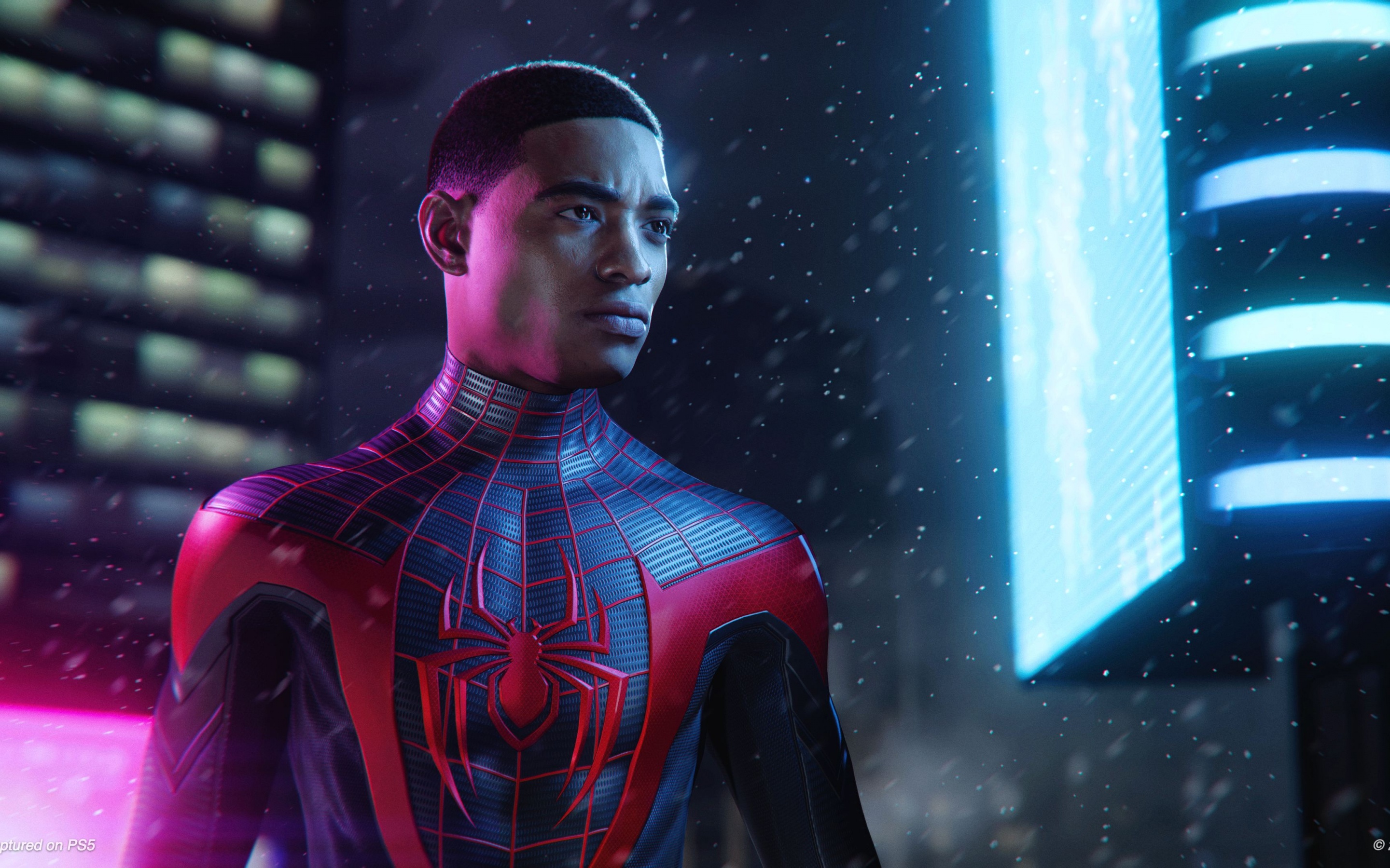 Miles Morales Unmasked Suit In Spider Man: Miles Morales 4K Wallpaper