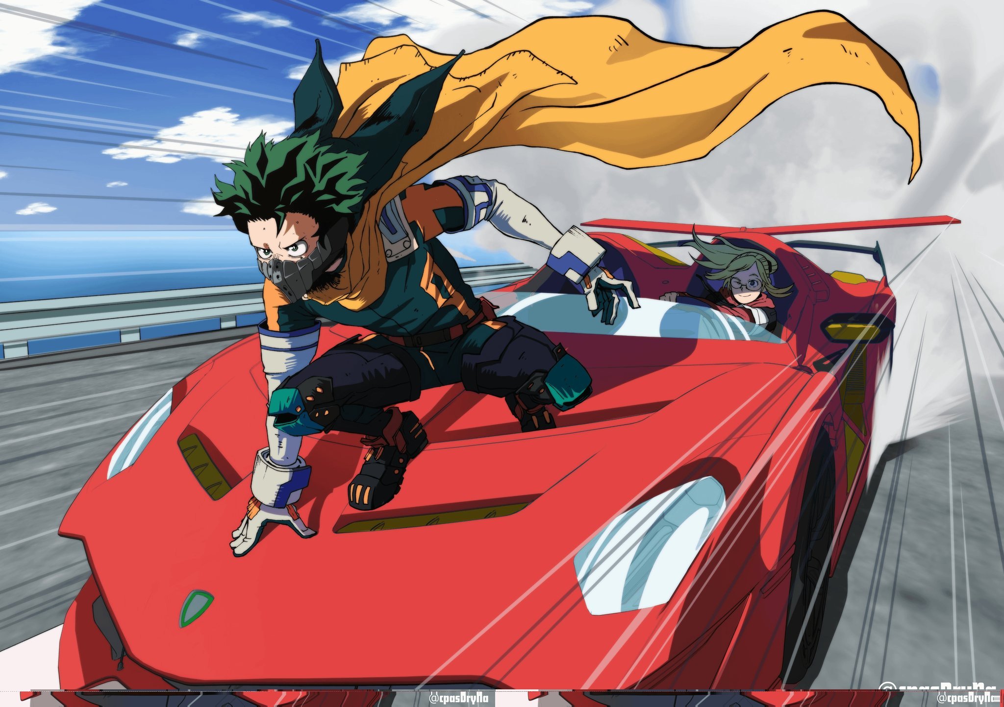 VishalSid'ALL HAVE NO IDEA ON HOW MUCH POTENTIAL DEKU HAS NOW The suit was ready to go for Deku after 8yrs, imagine the technological advancements the suit