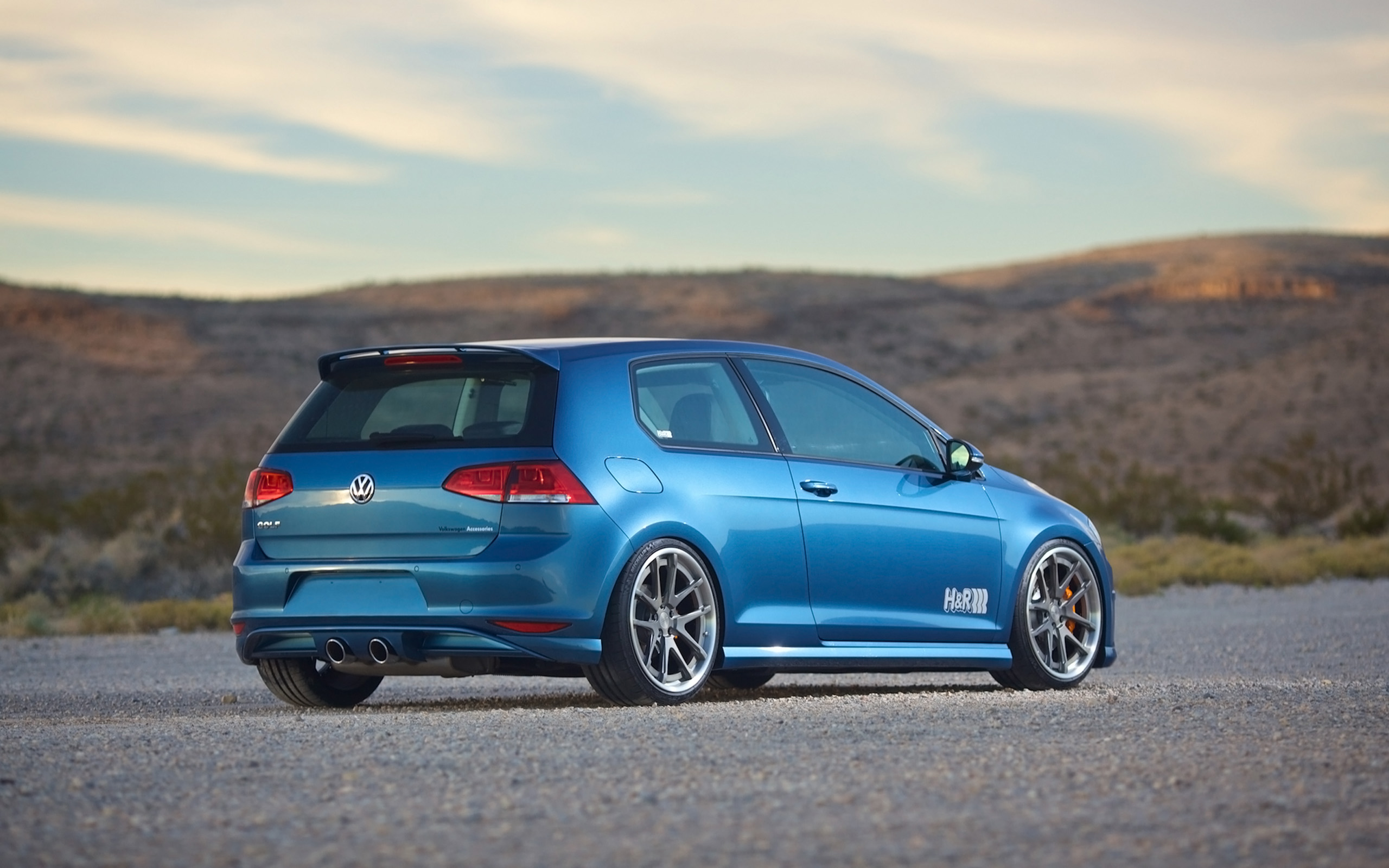 2015, Hr springs, Volkswagen, Golf, 7, Tuning Wallpaper HD / Desktop and Mobile Background