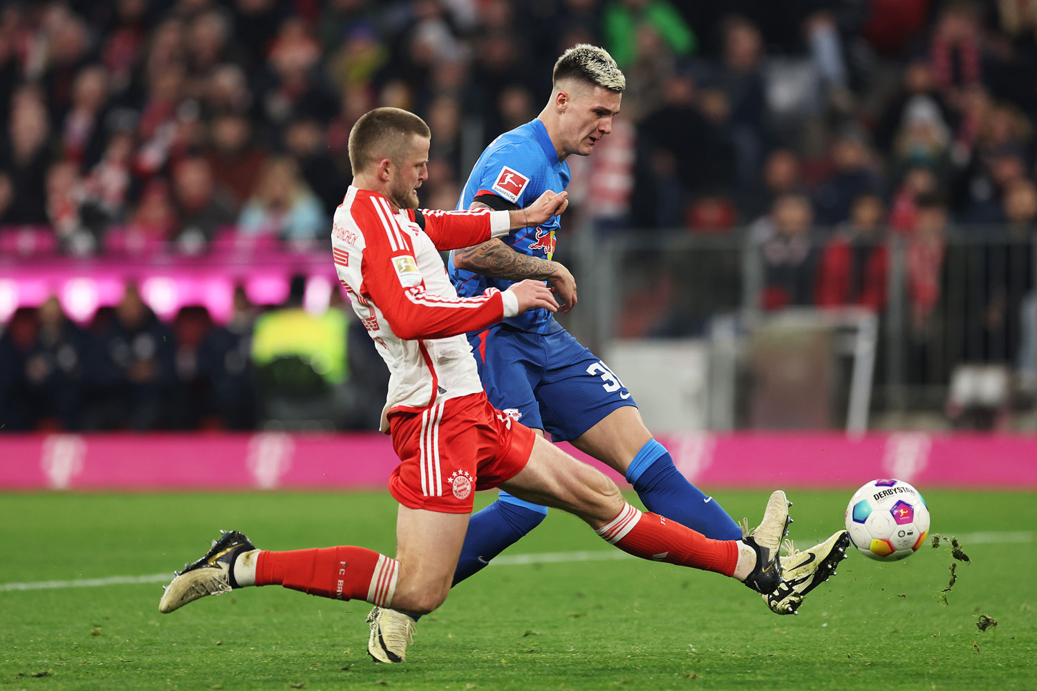 Benjamin Šeško's impressive work rate confirmed by stats in Bayern clash