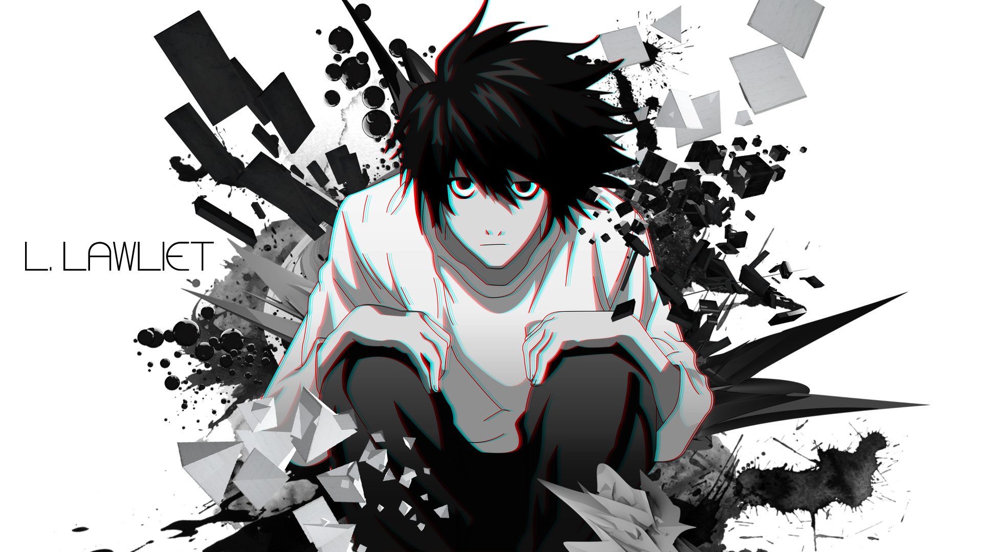 death, Note, Lawliet Wallpaper HD / Desktop and Mobile Background