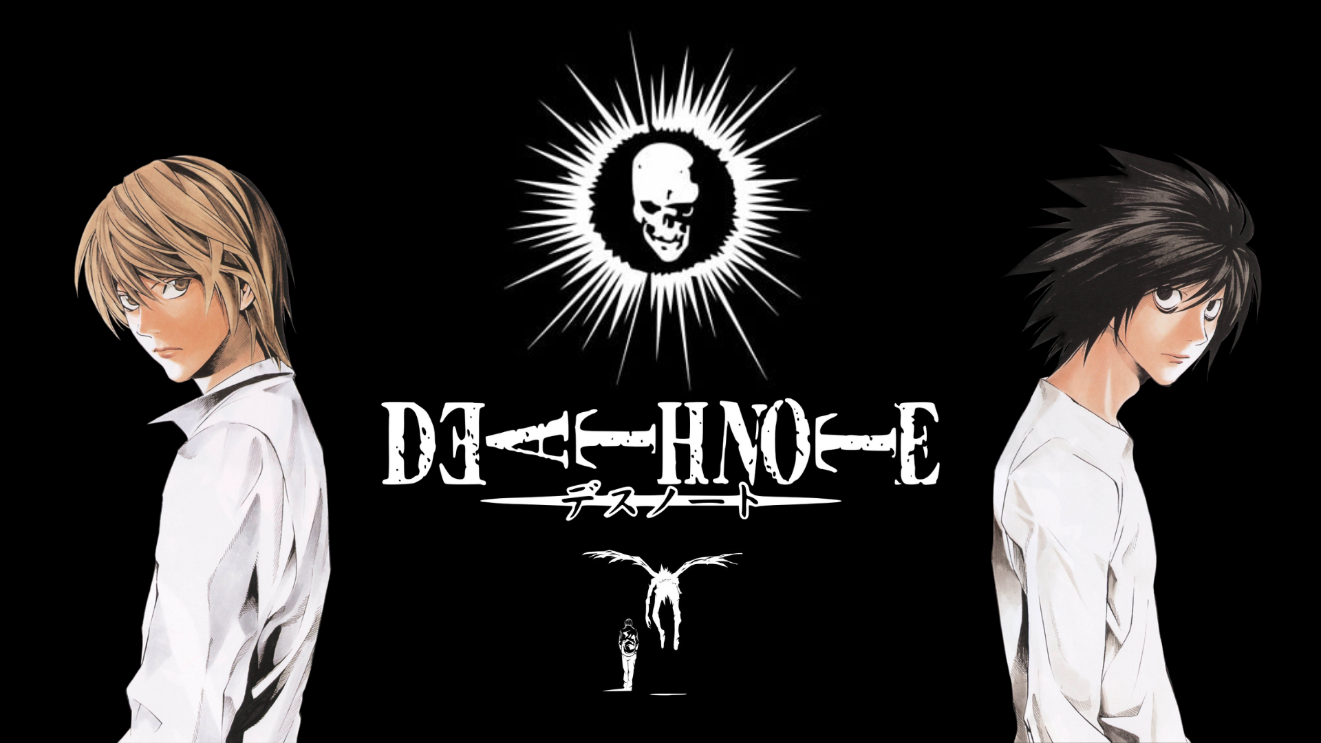 Made a simple and cool Death Note themed wallpaper