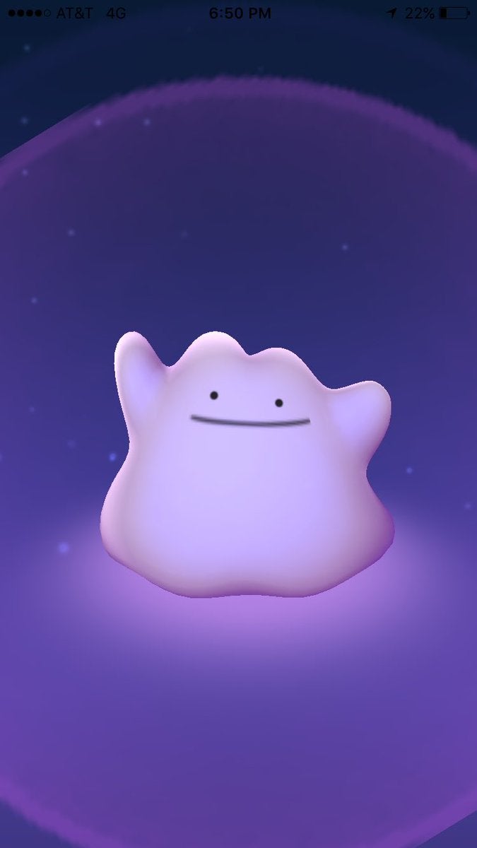 Ditto Now Available in Pokemon Go