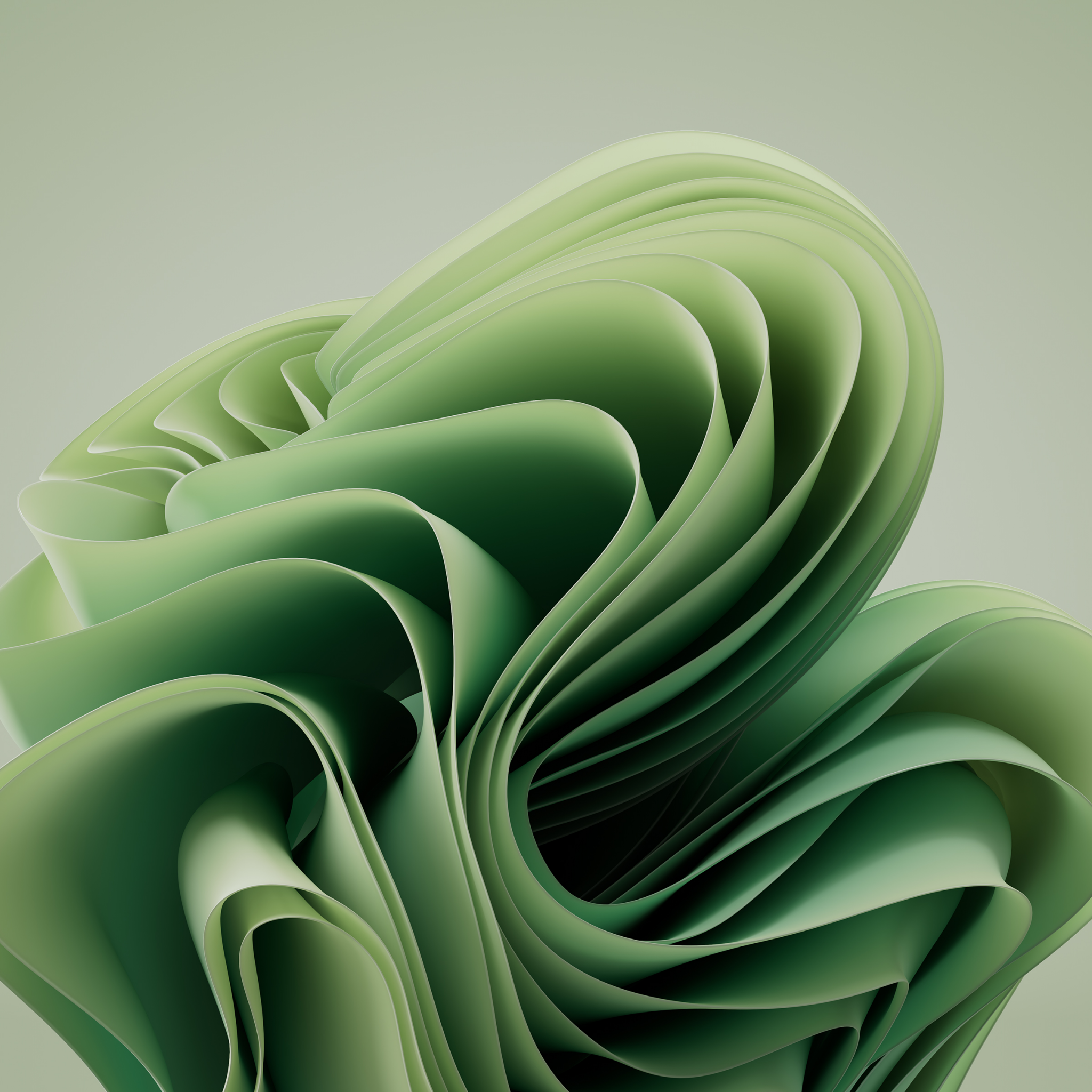 Surface Pro 9 Wallpaper 4K, Pastel green, Stock