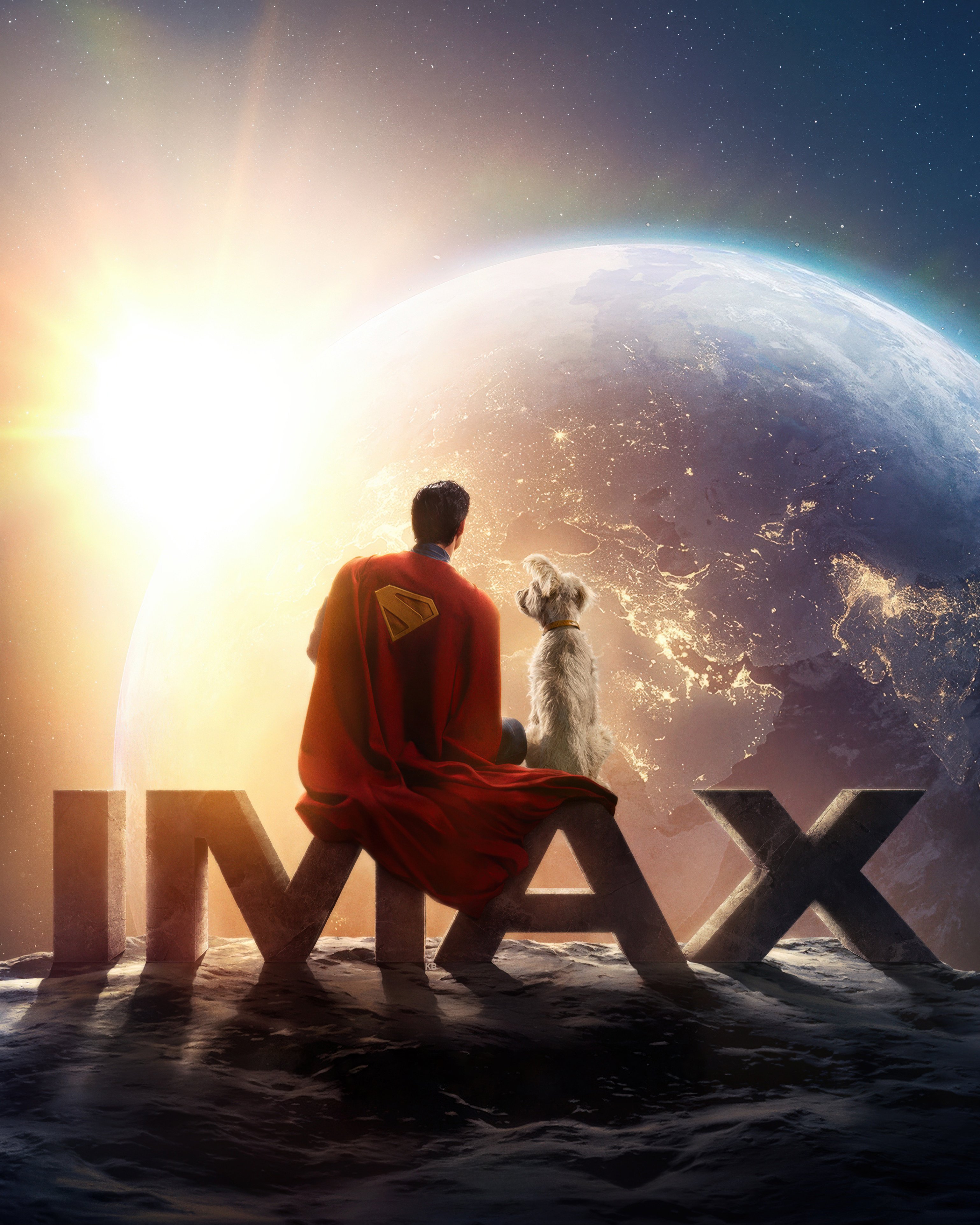 Komix BroK Wallpaper & Textless Posters! - ⭐️ IMAX SUPERMAN 4K 4K TEXTLESS POSTER with David Corenswet & Krypto!
