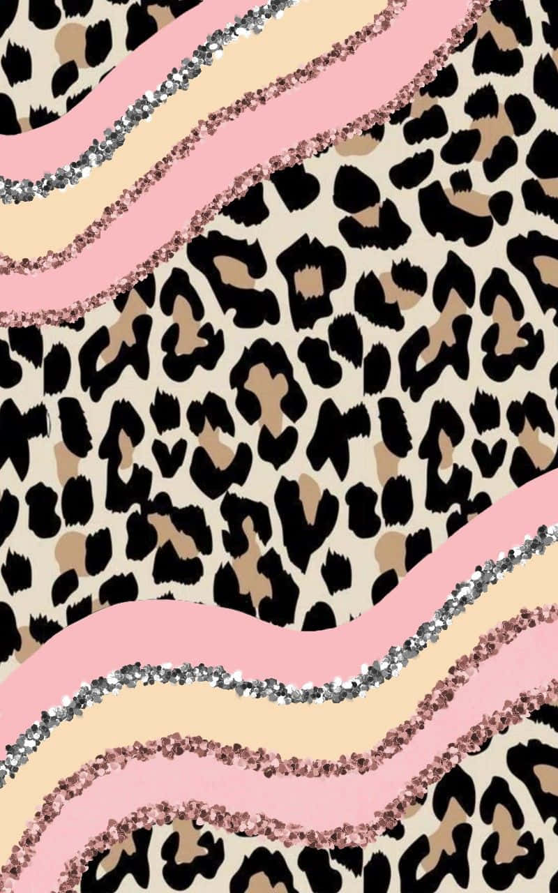 Download Show your Wild Side with Pink Leopard Print Wallpaper