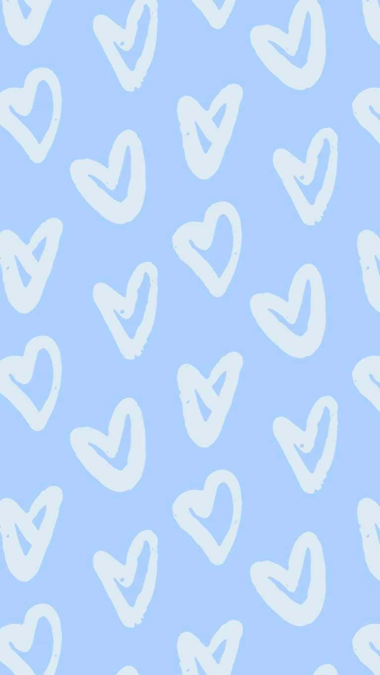 Download Preppy Heart Pattern Background Wallpaper