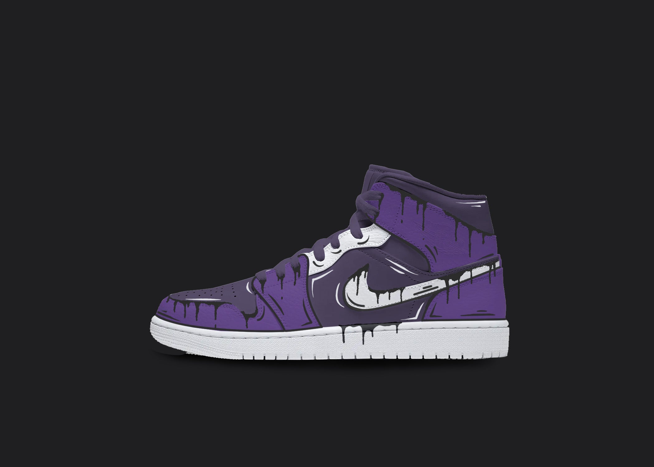 Custom Jordan 1 Cartoon: Woke Customs