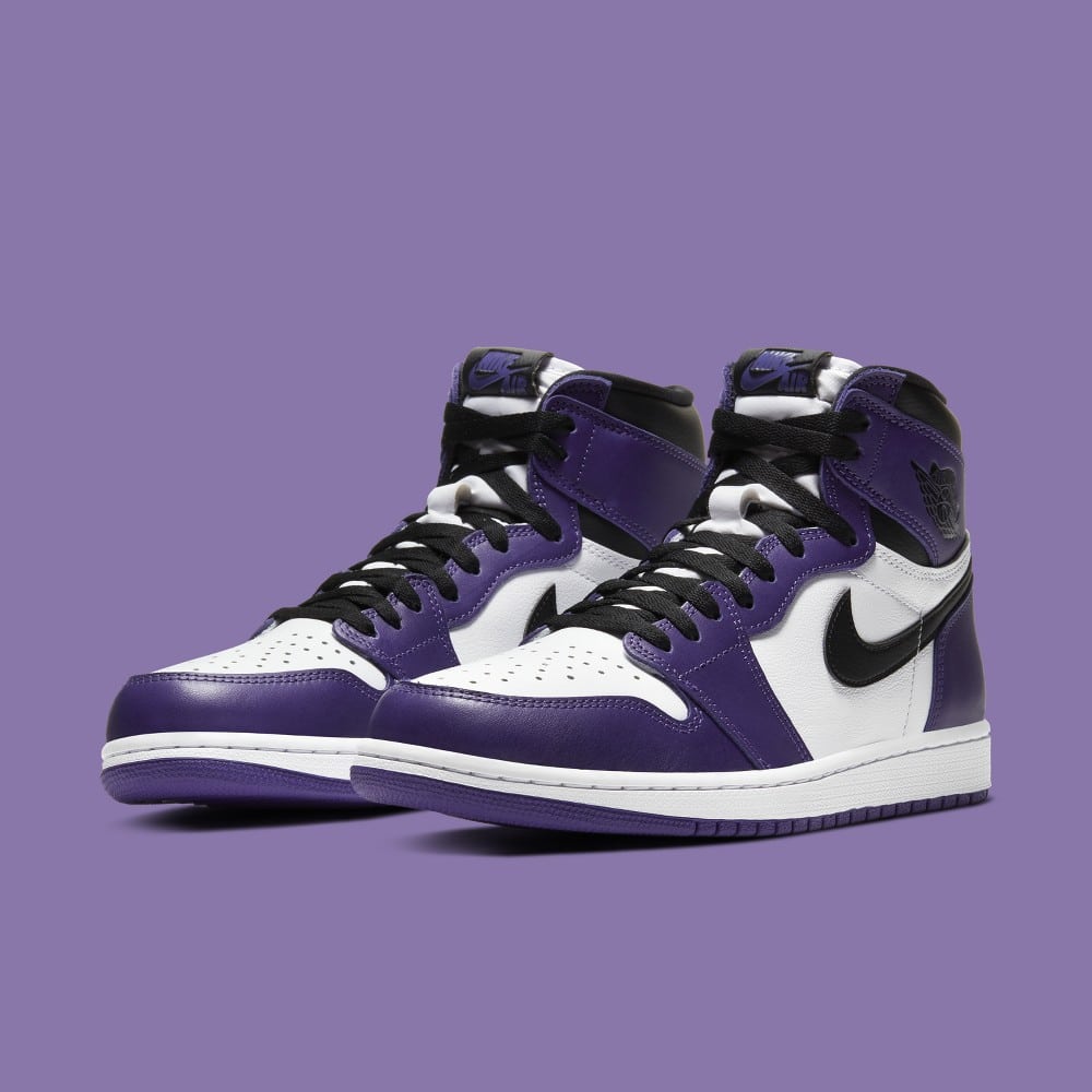 Detailed Picture of the Air Jordan 1 High OG Court Purple