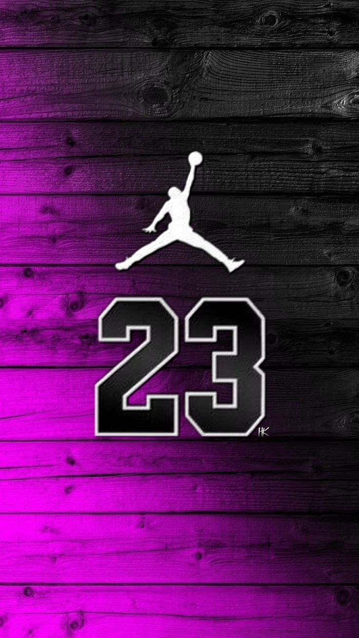 Air Jordan 23 Wallpaper and Black
