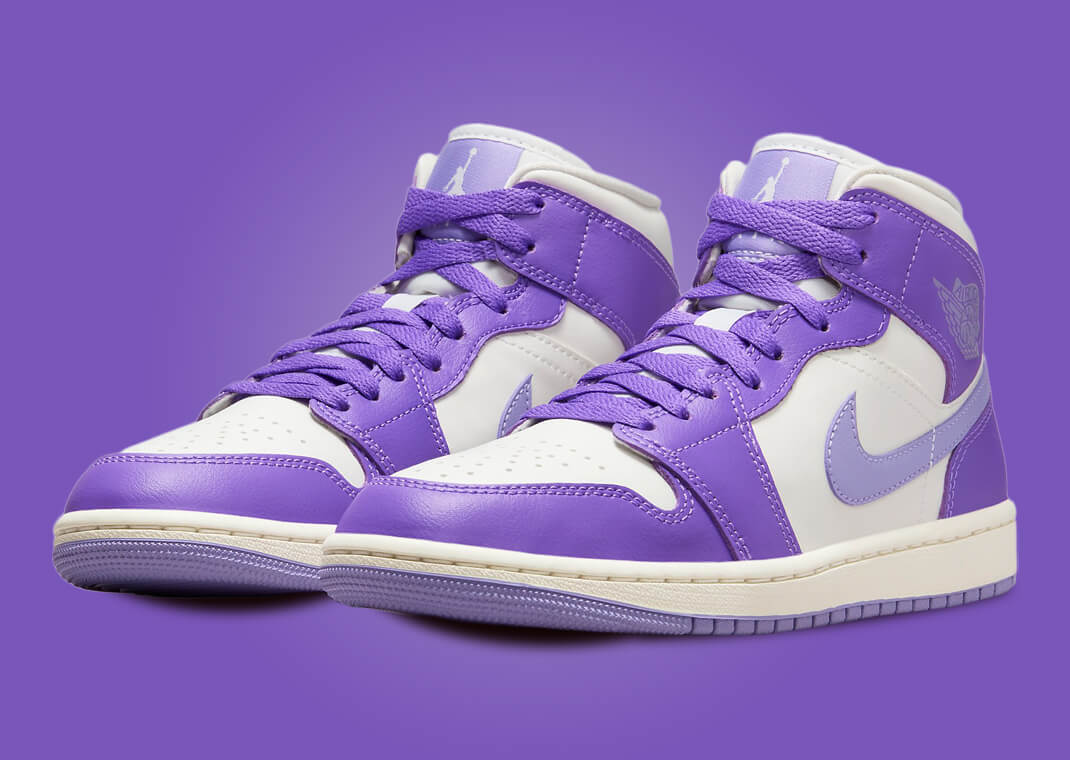 The Air Jordan 1 Mid Action Grape Was Made for the Ladies