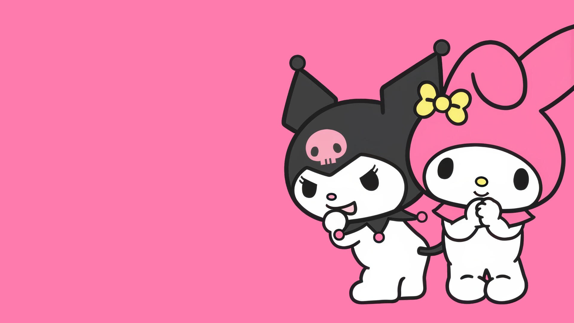 Onegai My Melody HD: Charming Kuromi & My Melody Wallpaper