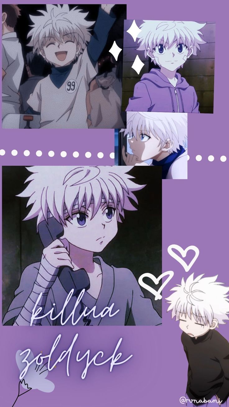 killua zoldyck aesthetic iphone wallpaper