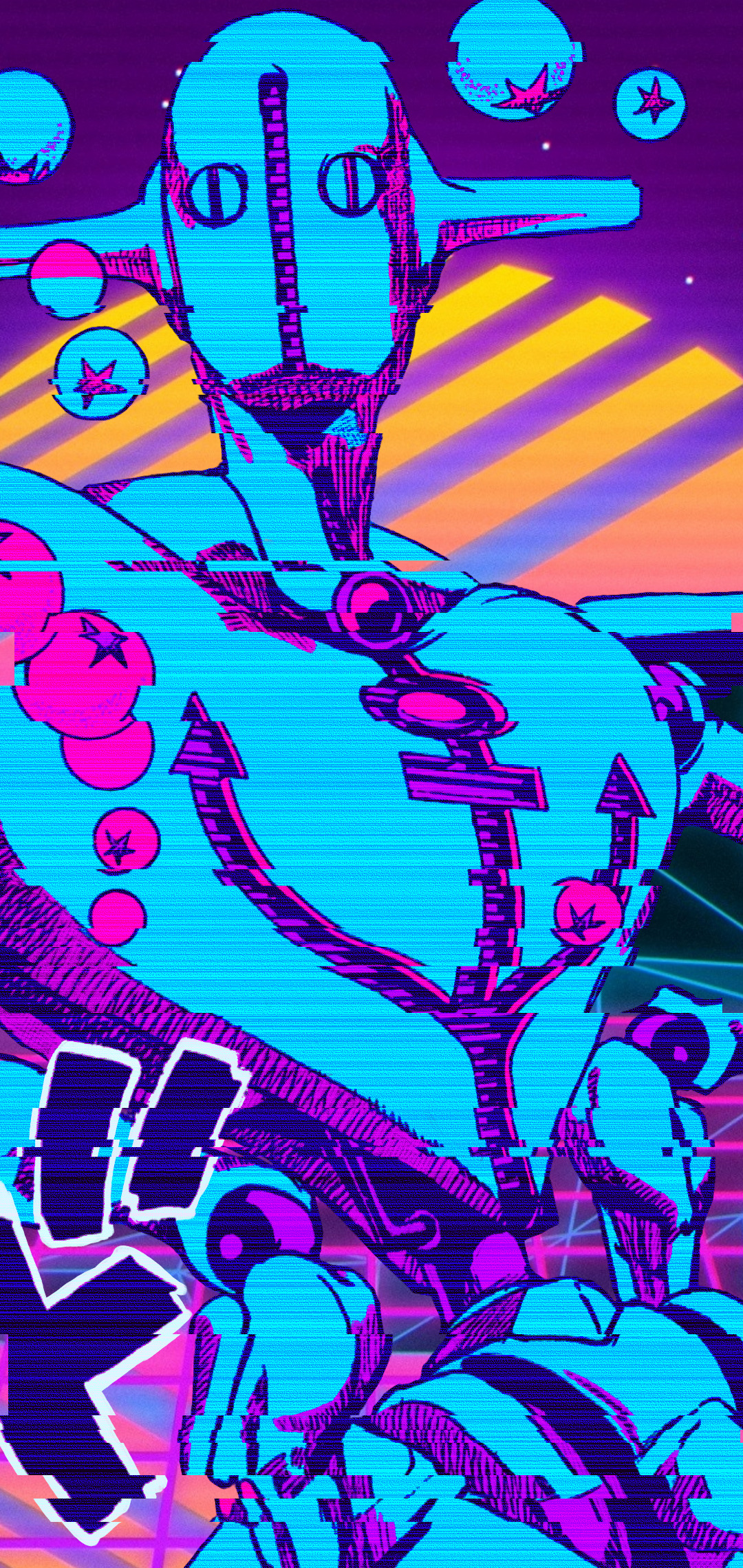 Vaporwave Soft & Wet wallpaper and icons for anon