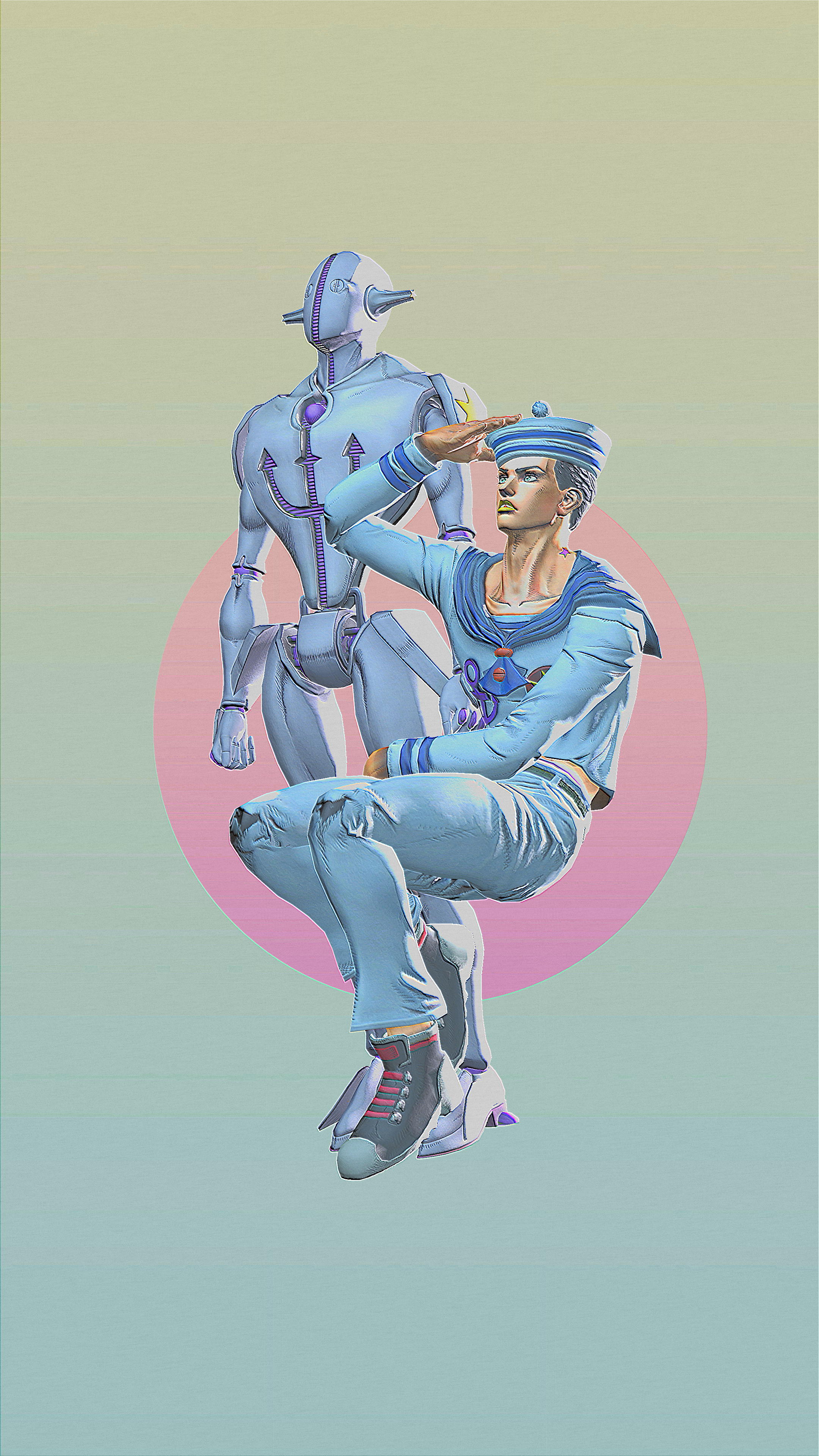 Fanart Josuke and 「Soft & Wet」!