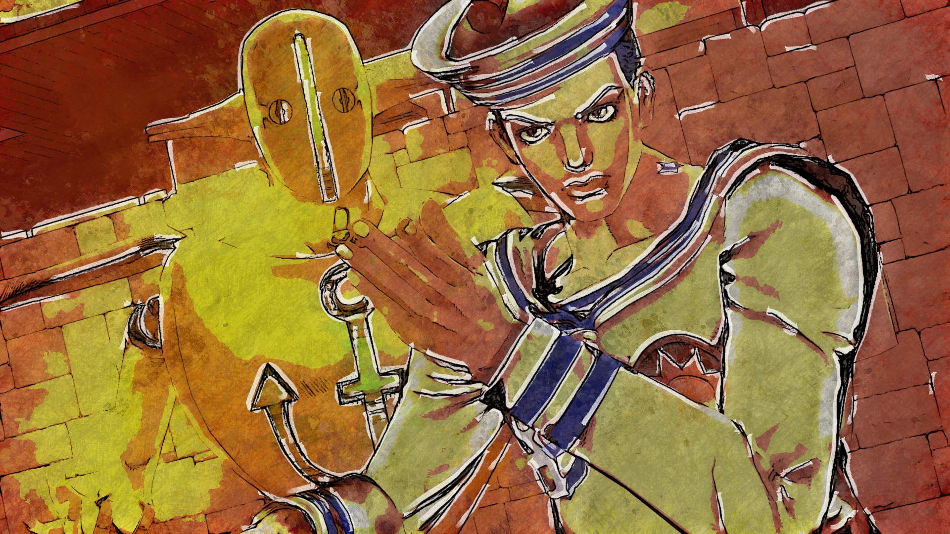 Download Soft & Wet (Jojo's Bizarre Adventure) Josuke Higashikata Anime Jojo's Bizarre Adventure HD Wallpaper