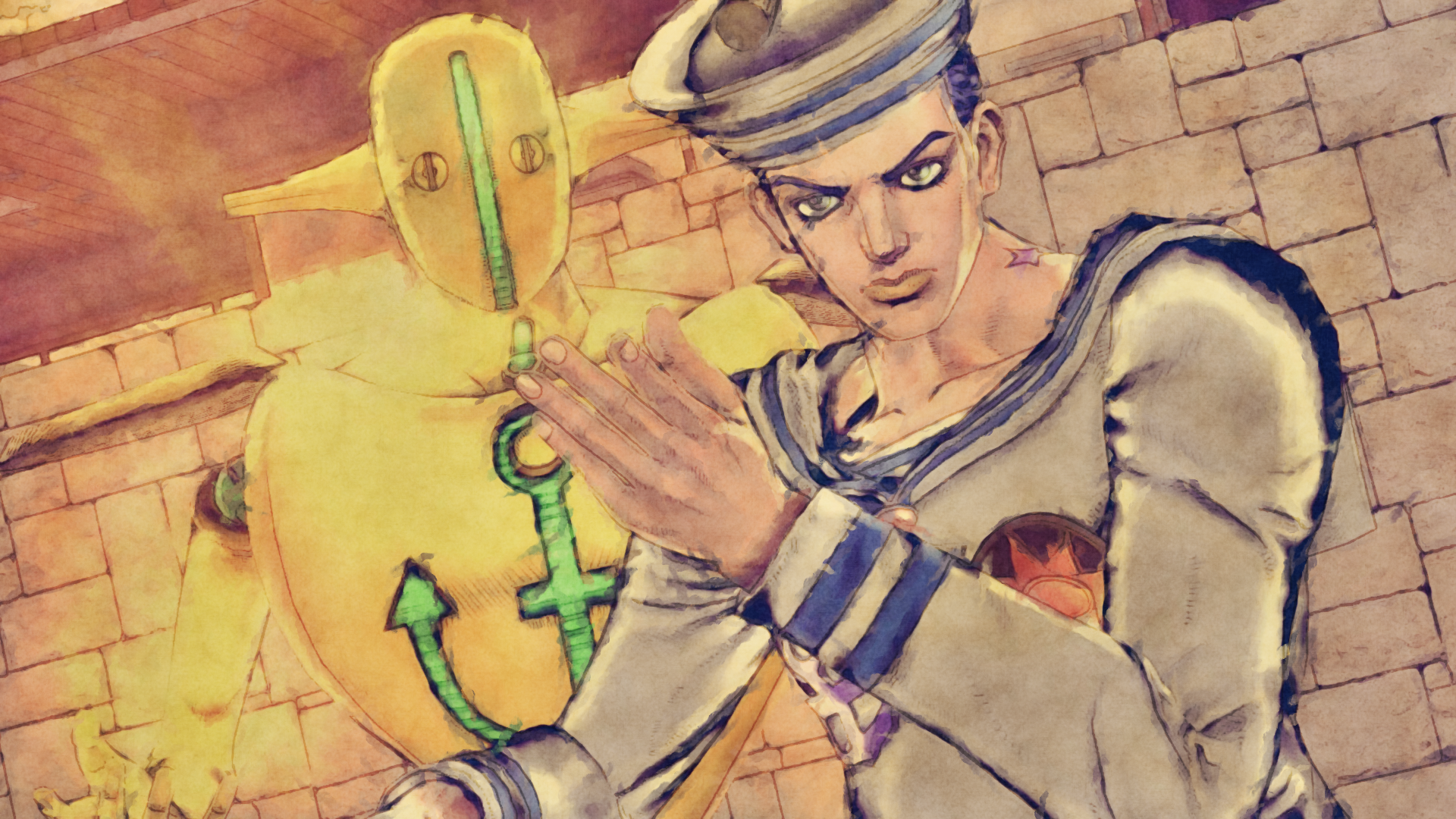 Download Soft & Wet (Jojo's Bizarre Adventure) Josuke Higashikata Anime Jojo's Bizarre Adventure HD Wallpaper
