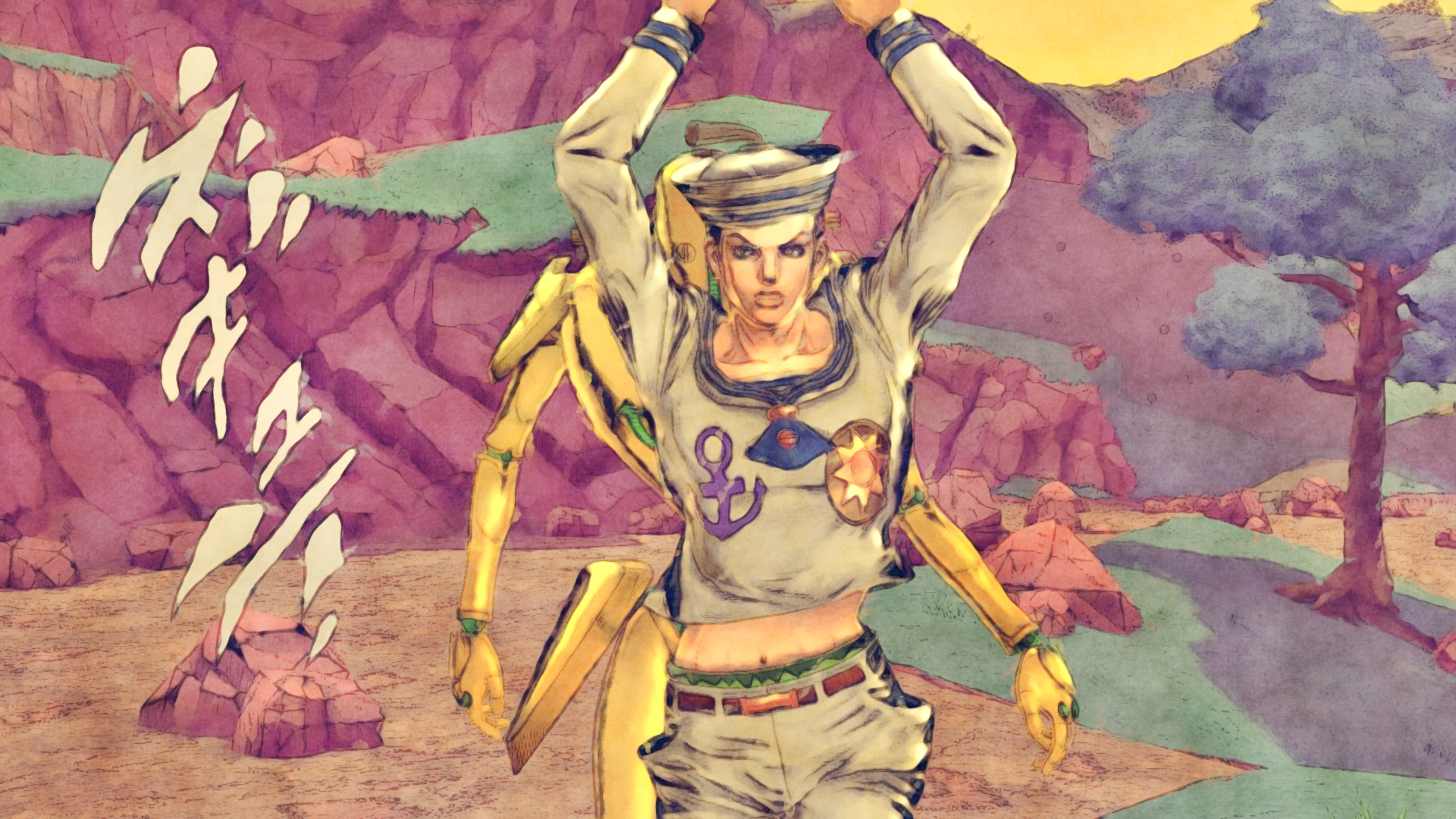 Download Soft & Wet (Jojo's Bizarre Adventure) Josuke Higashikata Anime Jojo's Bizarre Adventure HD Wallpaper