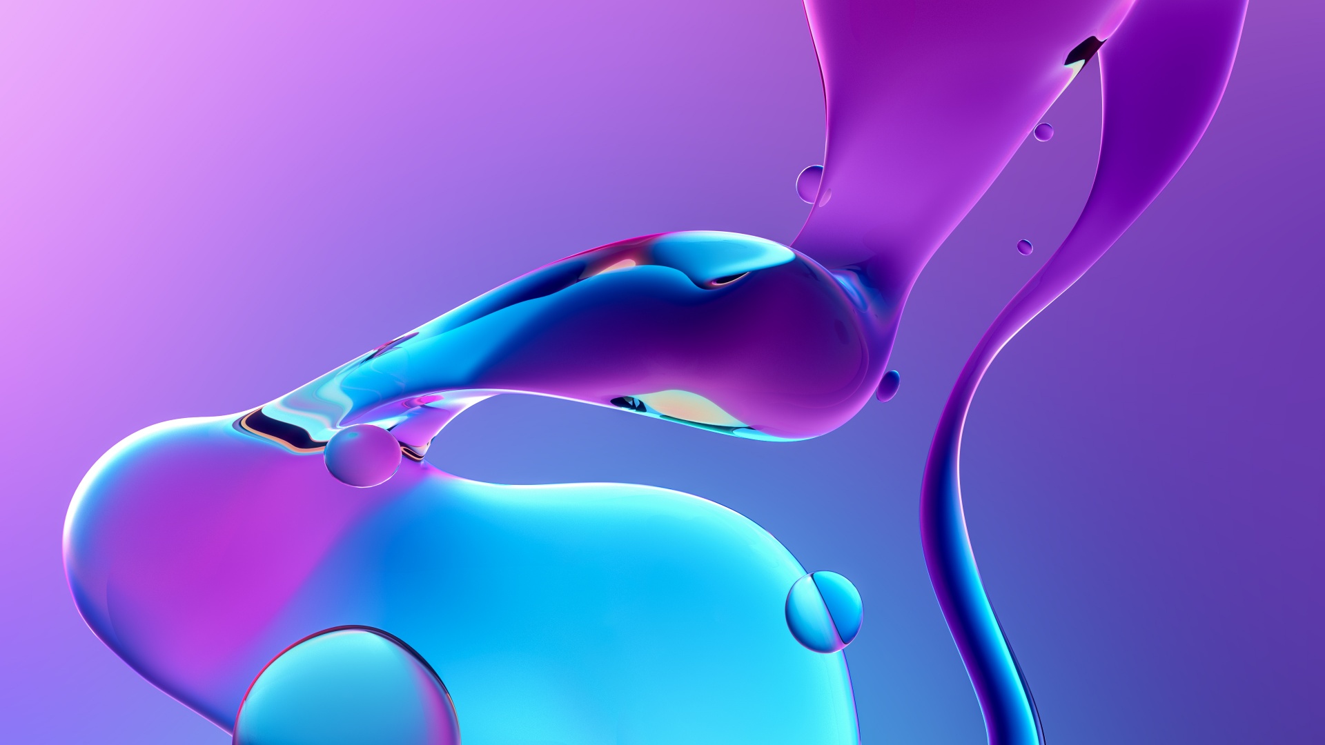 Fluidic Wallpaper 4K, Aesthetic, Glossy