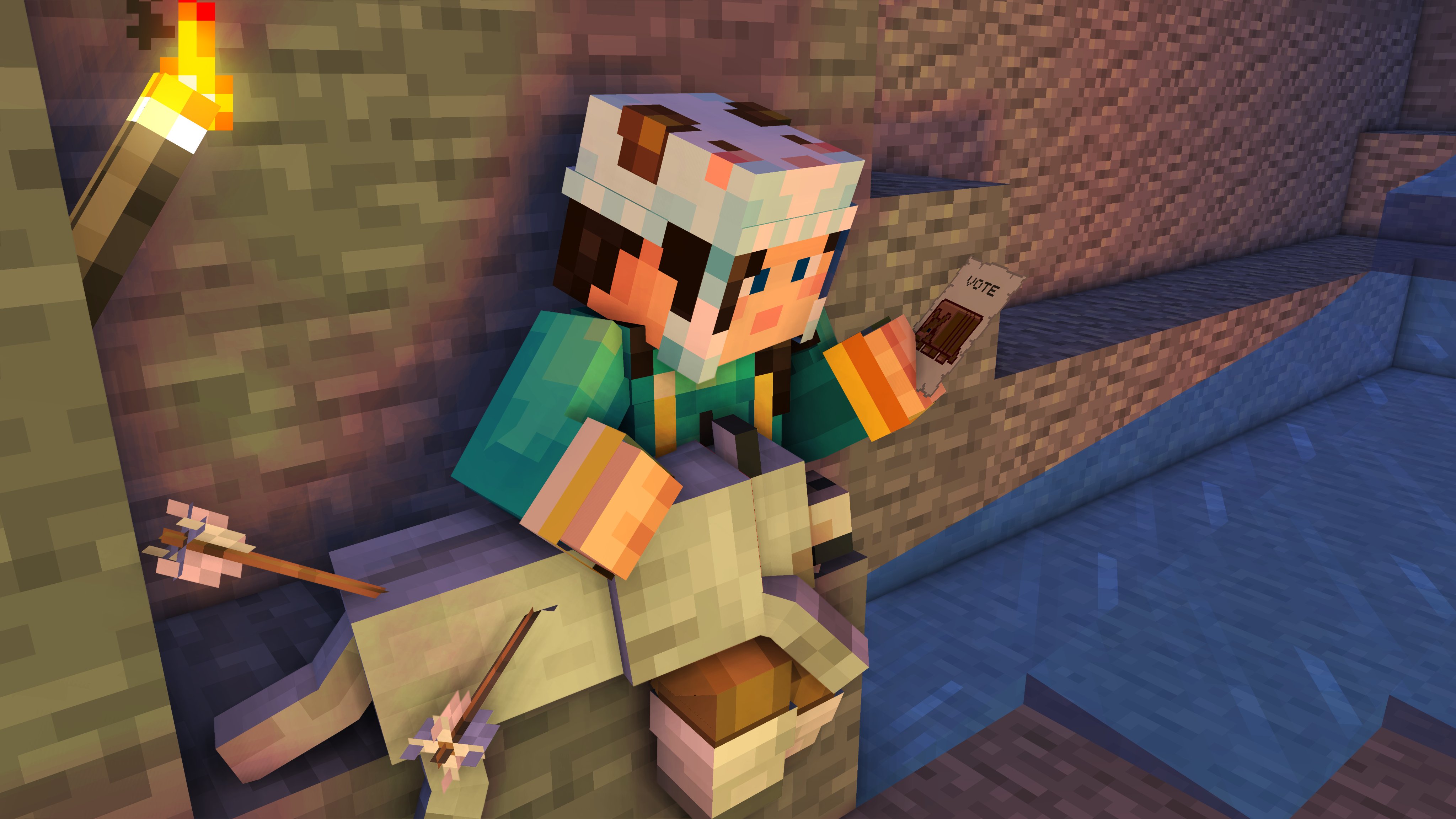 Rainvay ZCYF is my vote for you, my best friend. #Minecraft #MinecraftMobVote #MinecraftLive