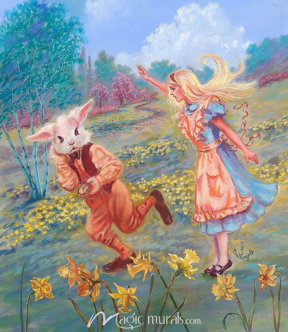 Alice and the White Rabbit