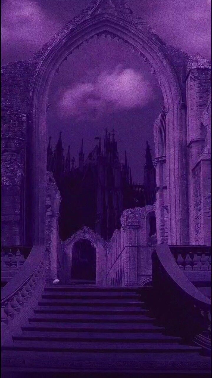 Dark Purple Aesthetic Wallpaper