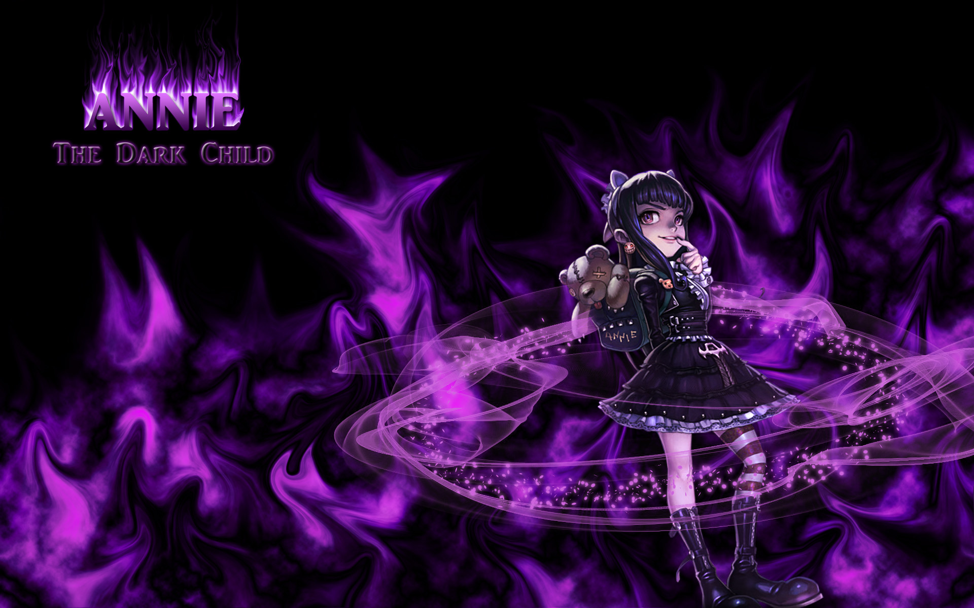 Purple Goth Wallpaper