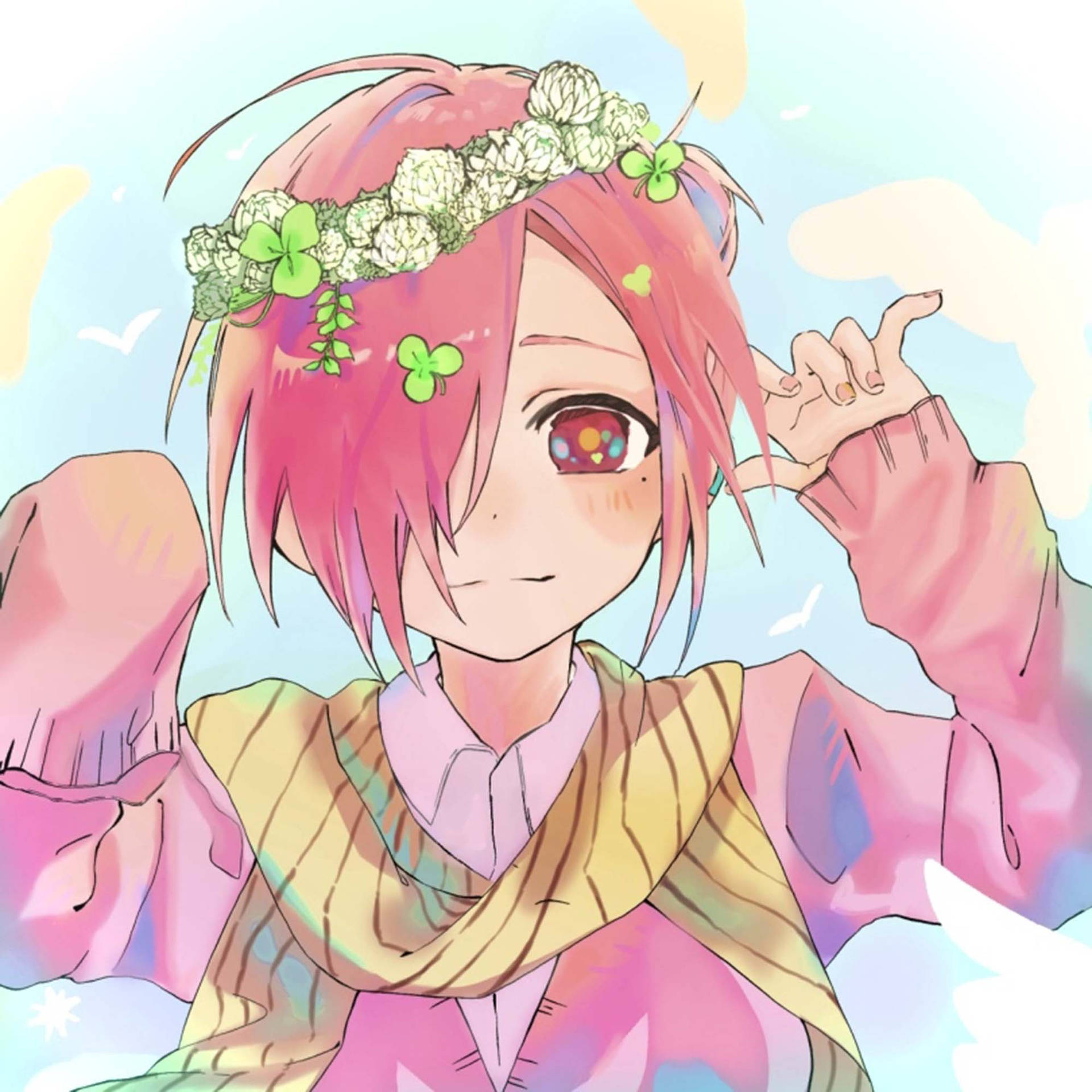 Download Cute Mitsuba Sousuke Wallpaper