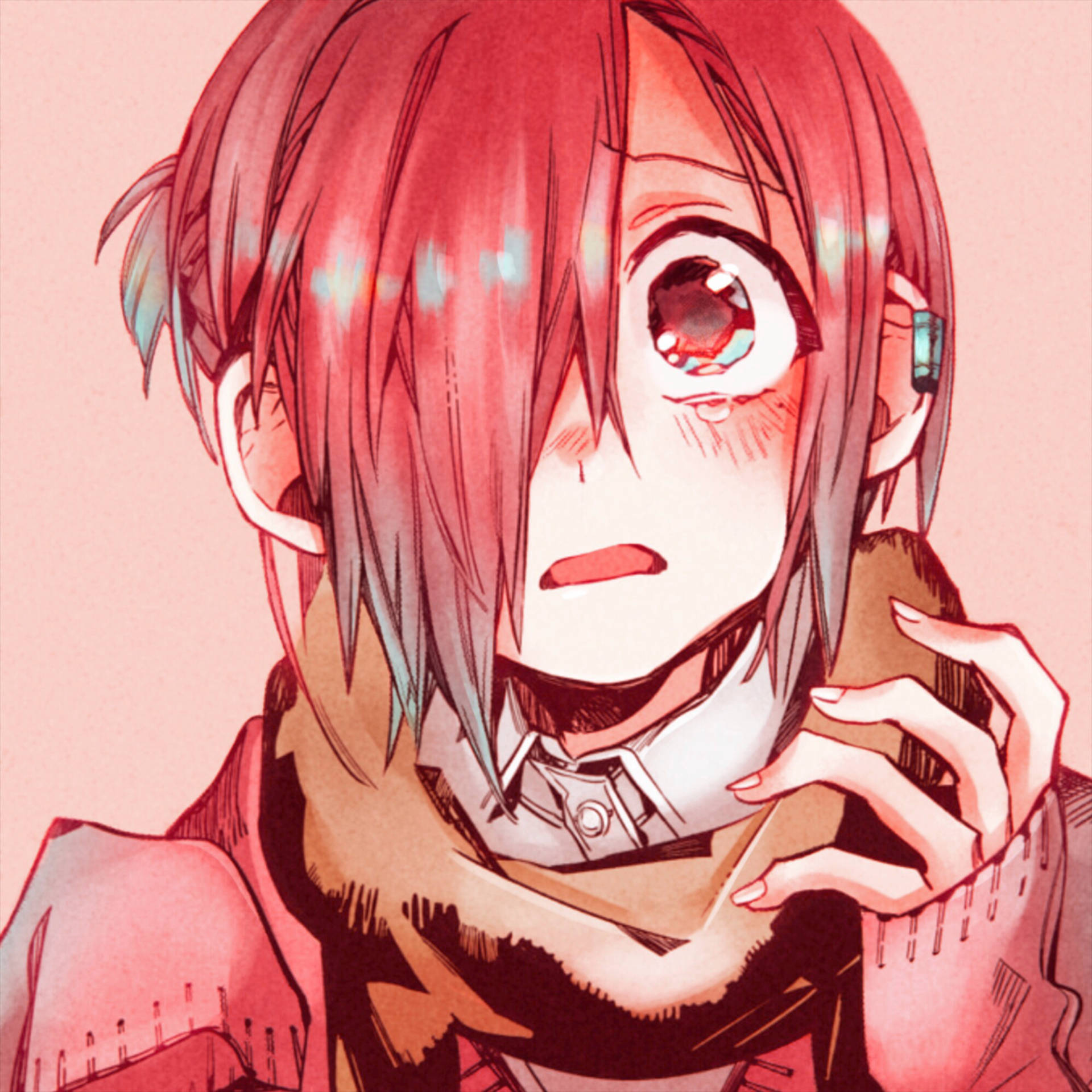 Download Sad Mitsuba Sousuke Wallpaper