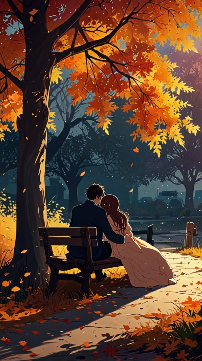 Cute Fall Romantic iPhone Wallpaper. Aesthetic Pink & Black