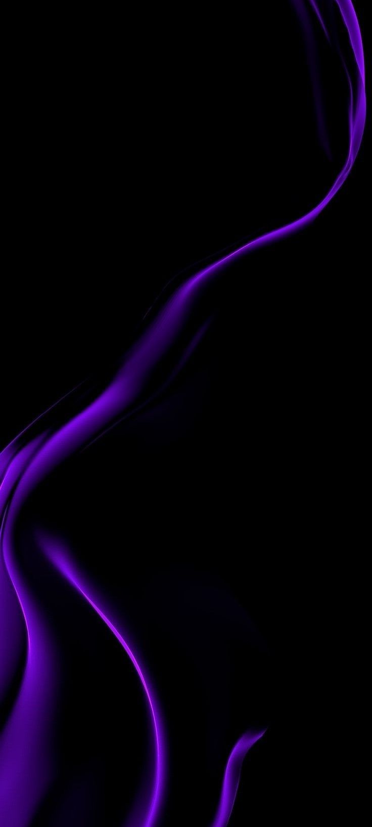 Phone Wallpaper. Black and purple wallpaper, Dark purple wallpaper, Wallpaper iphone boho