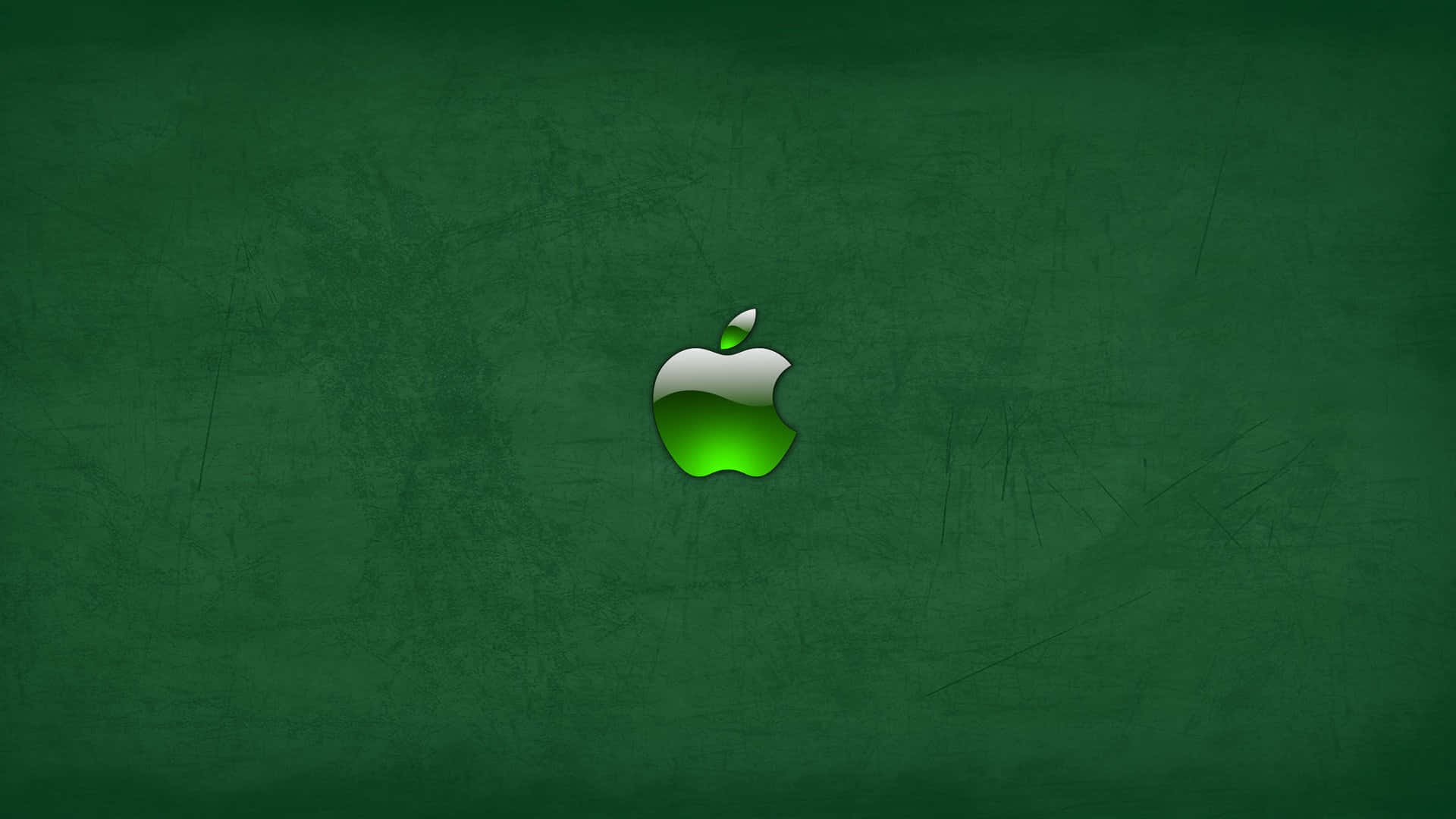 Download Dark Green Logo HD Apple Background
