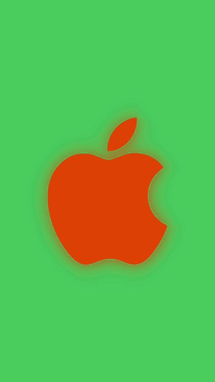 Colorful Apple Logo Wallpaper for iPhone