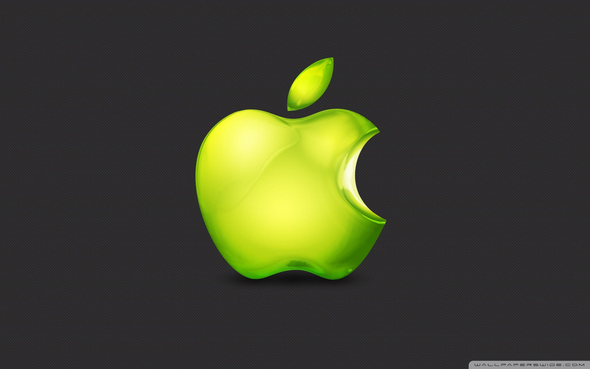 Green Apple Logo 4K UHD Wallpaper for UltraHD Desktop and TV, Smartphone and Tablet Devices