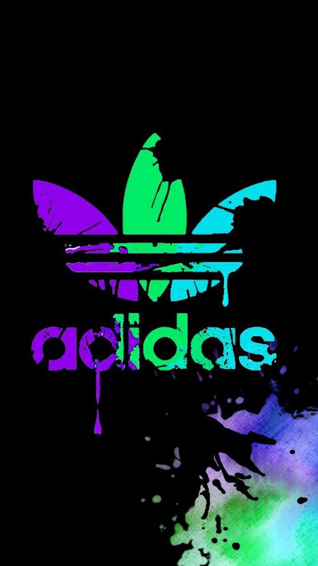 3D iPhone Wallpaper iPhone Adidas Logo