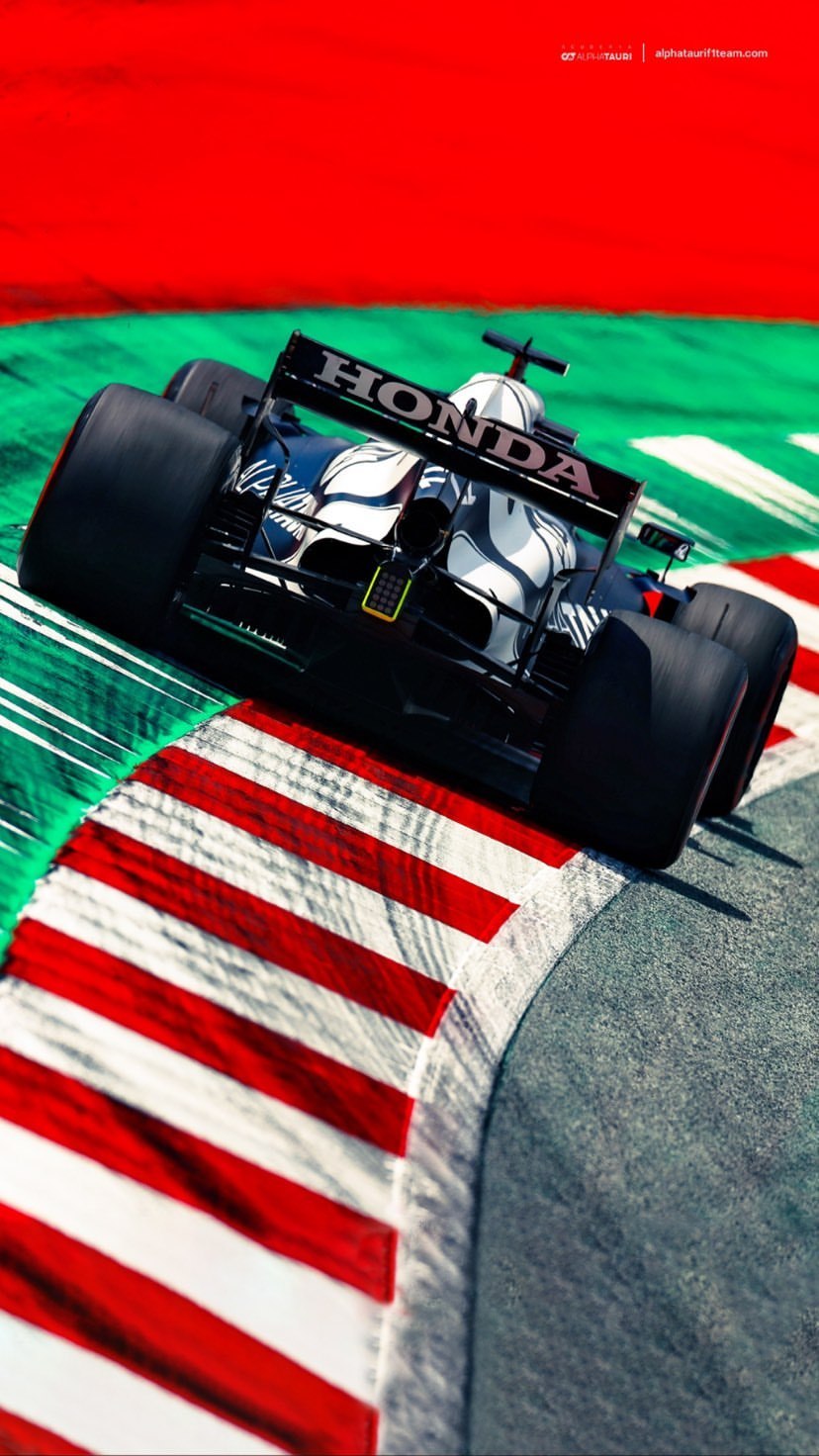Scuderia Alpha Tauri F1 team phone wallpaper Styrian Grand Prix