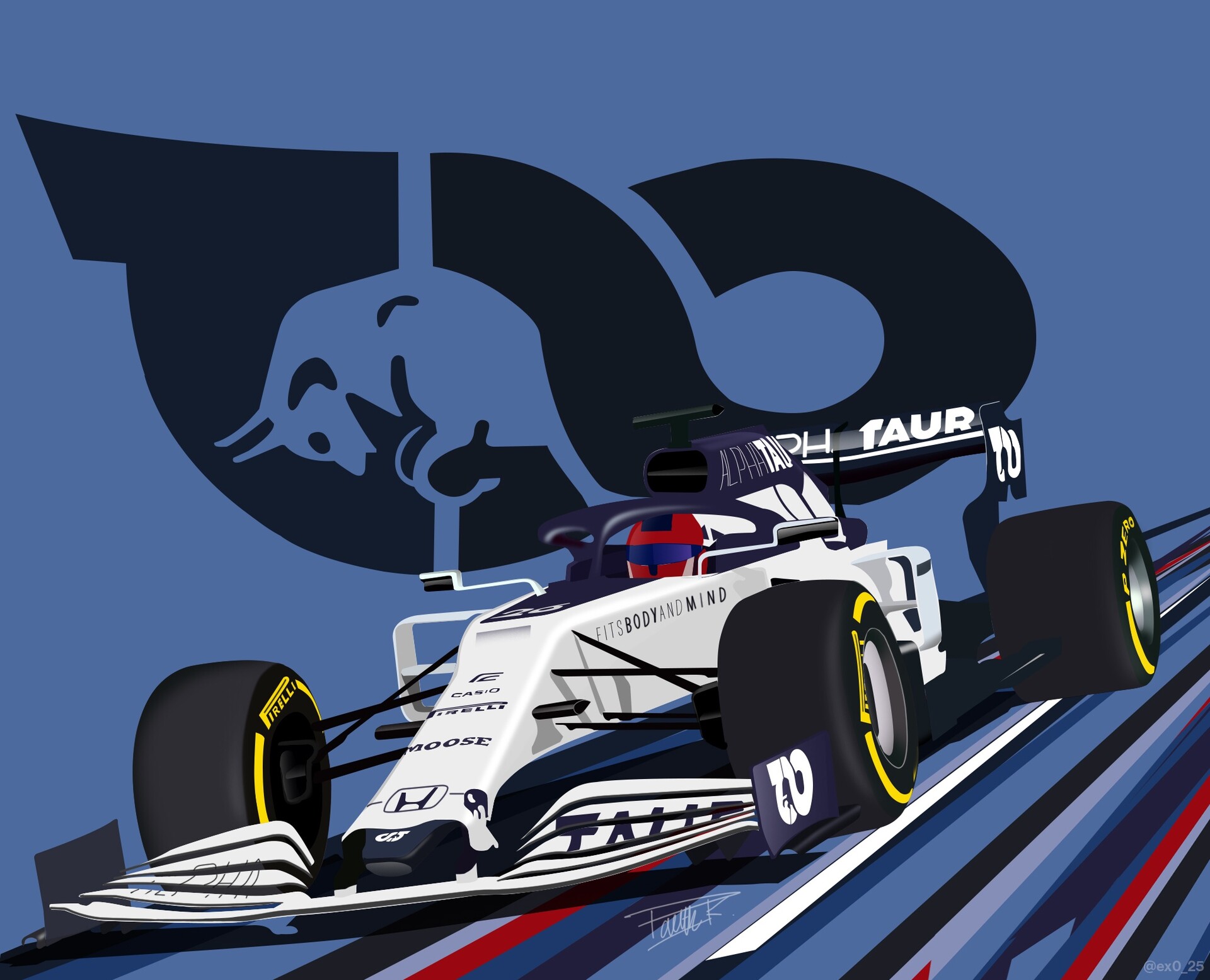 Download Scuderia AlphaTauri F1 Sports HD Wallpaper