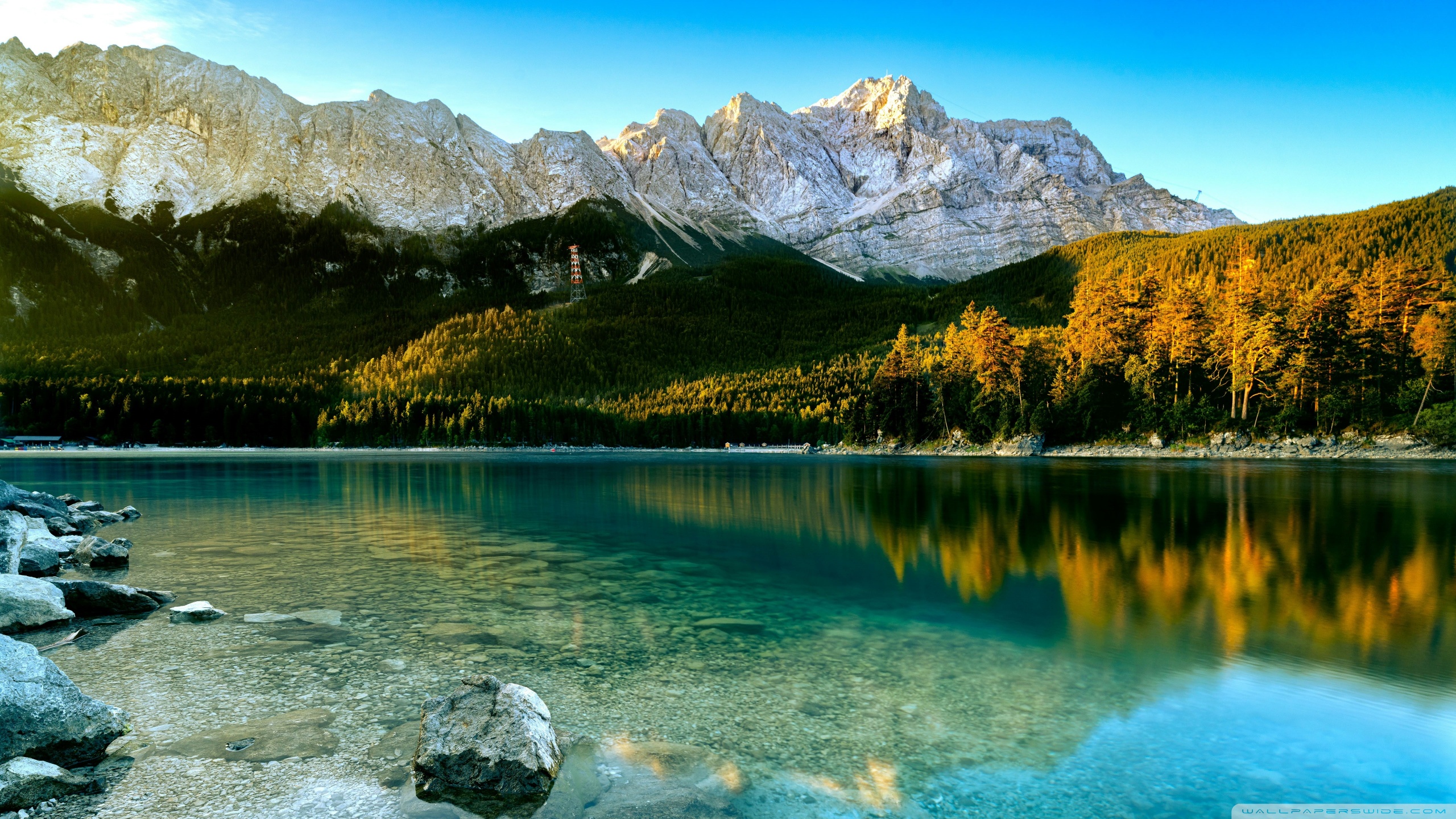 Mountain Lake, Forest, Nature 4K UHD Wallpaper for UltraHD Desktop and TV, Smartphone and Tablet Devices