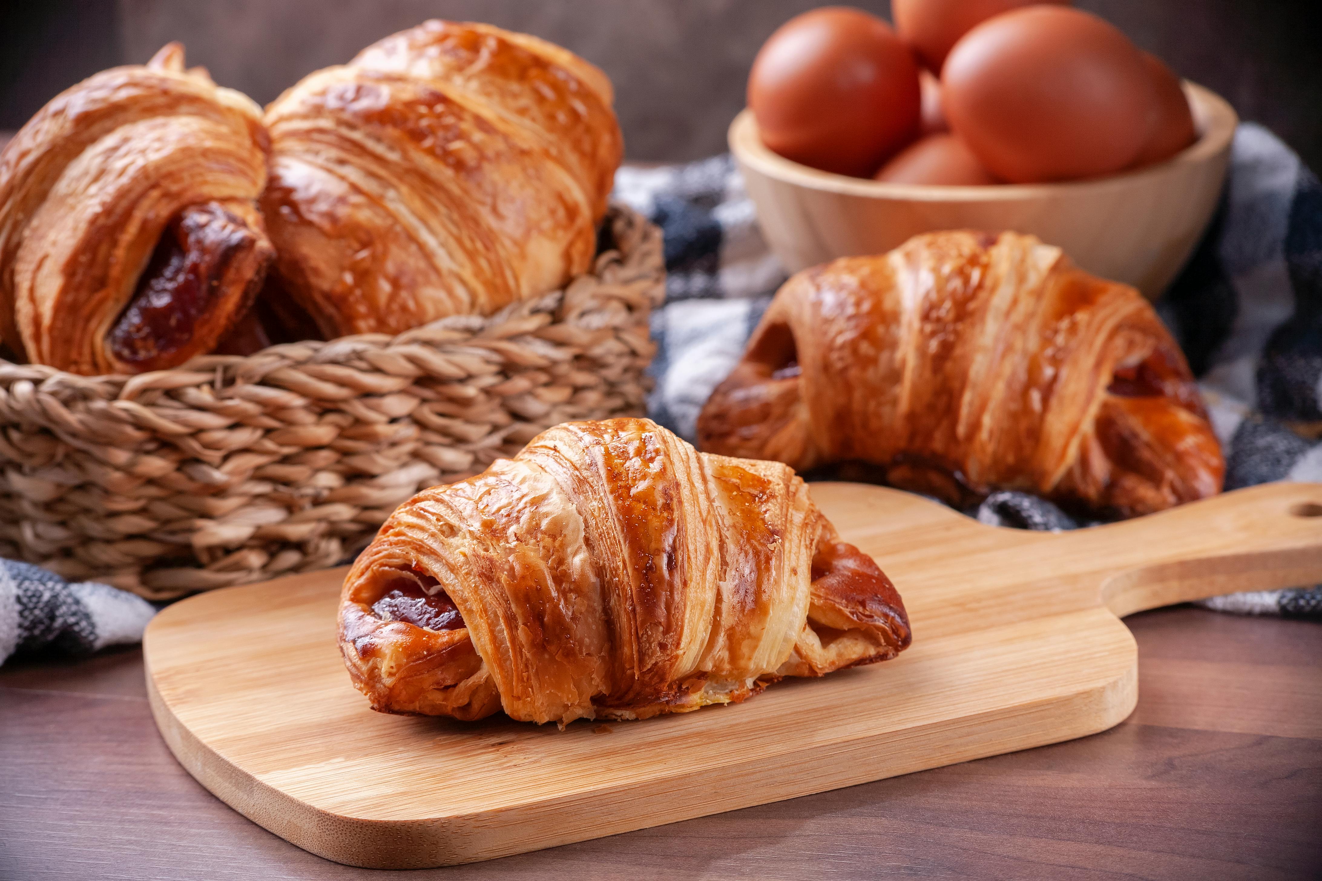 Close up of Croissants · Free