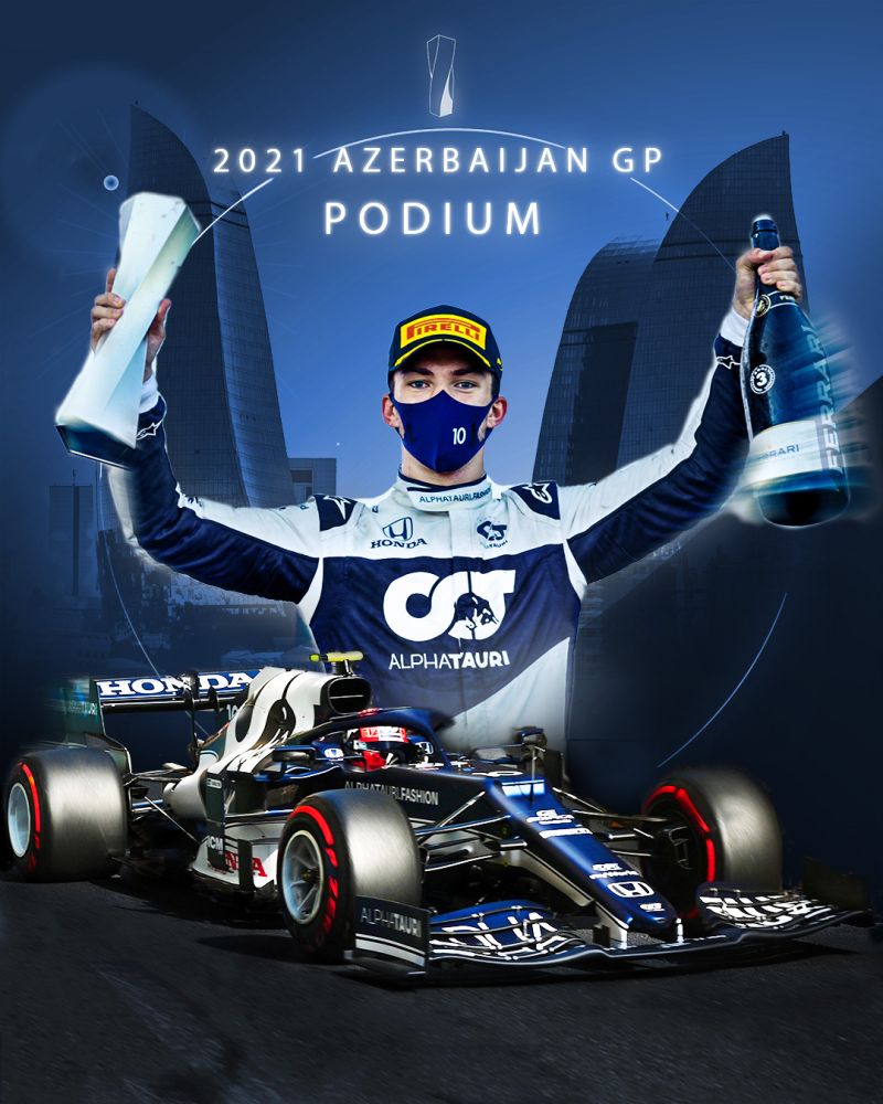 A special PODIUM edition of our #F1 wallpaper is online!. Scuderia AlphaTauri F1 Team comments