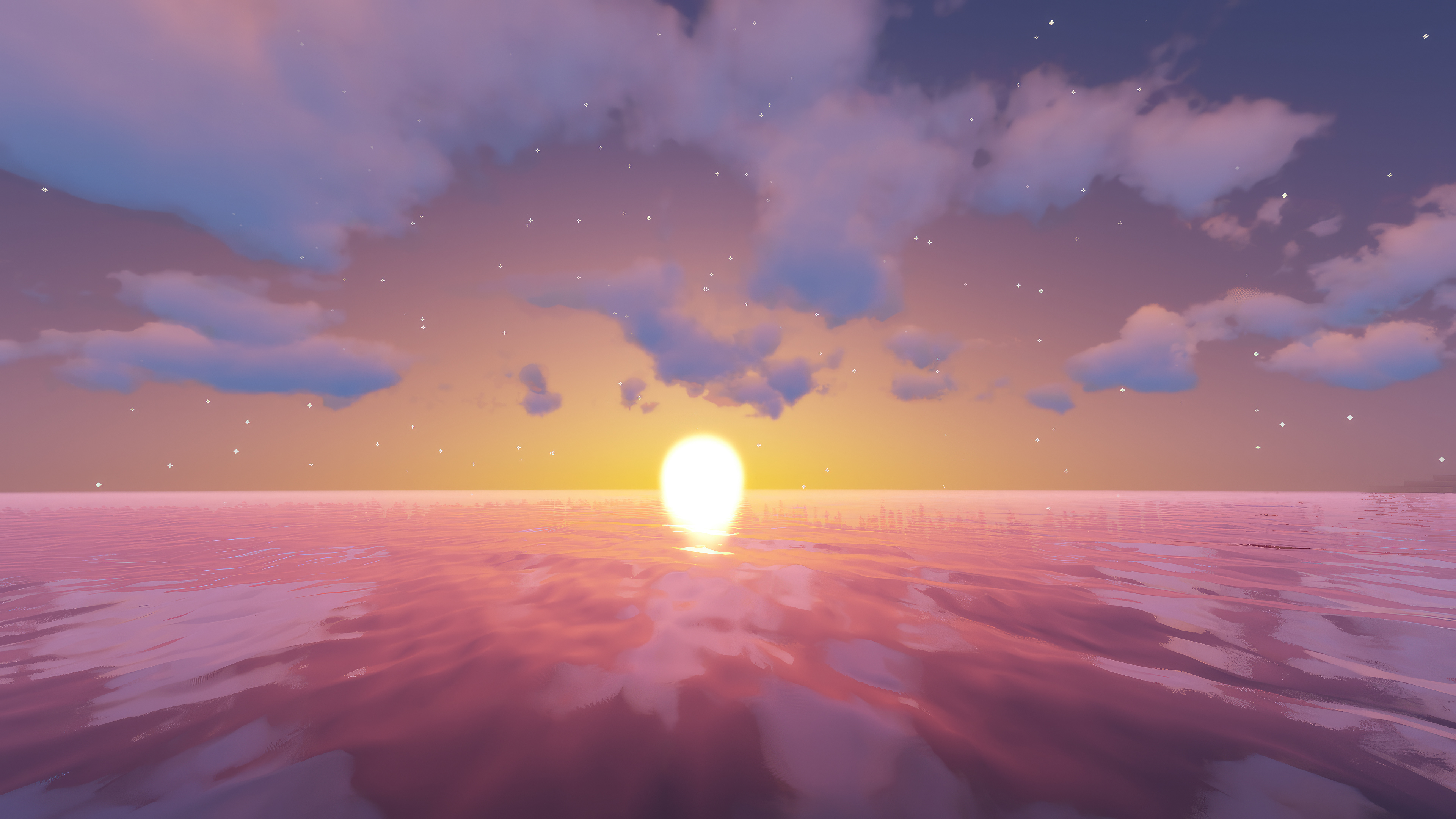 Minecraft Sunset Cgi Wallpaper, HD Games Wallpaper, 4k Wallpaper, Image, Background, Photos and Picture