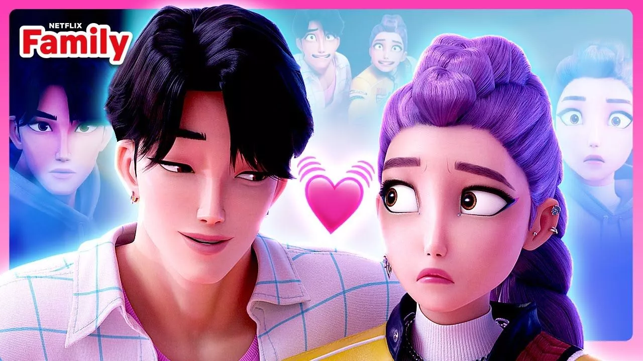 Rumi & Jinu Secretly Flirting for Minutes. KPop Demon Hunters