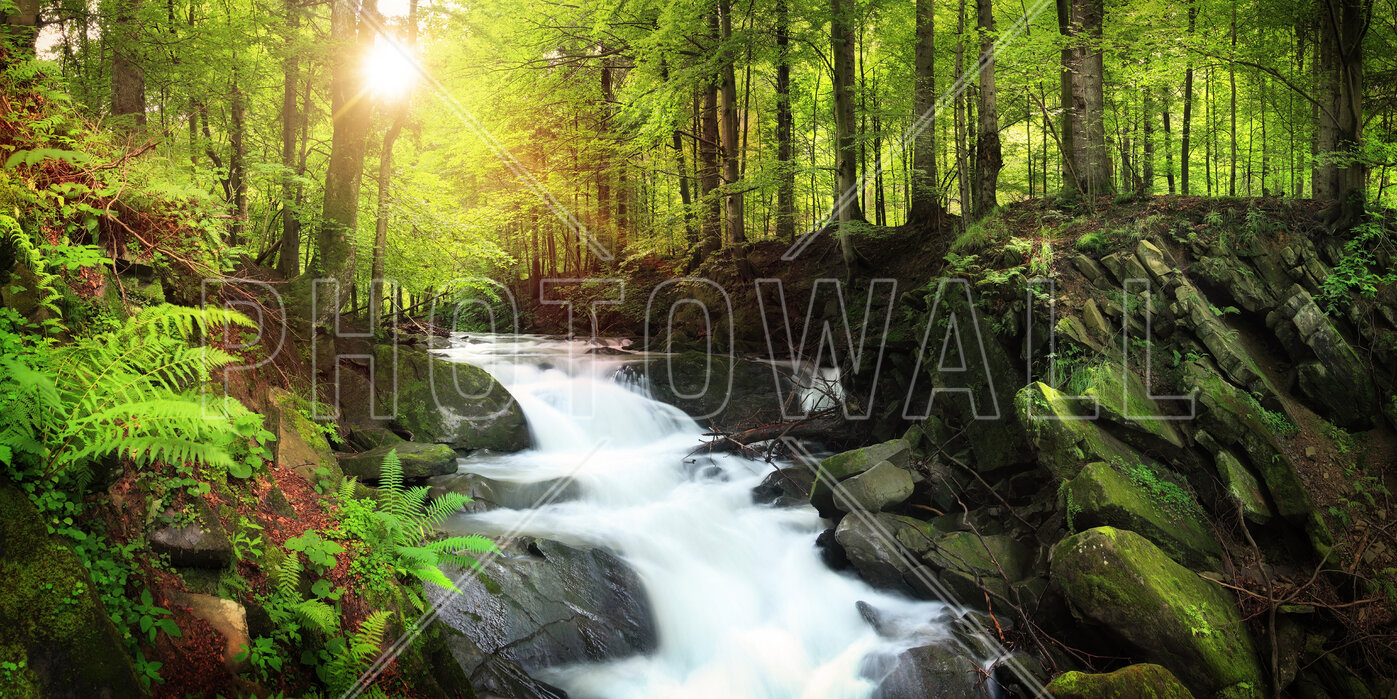 Mountain Stream Waterfall