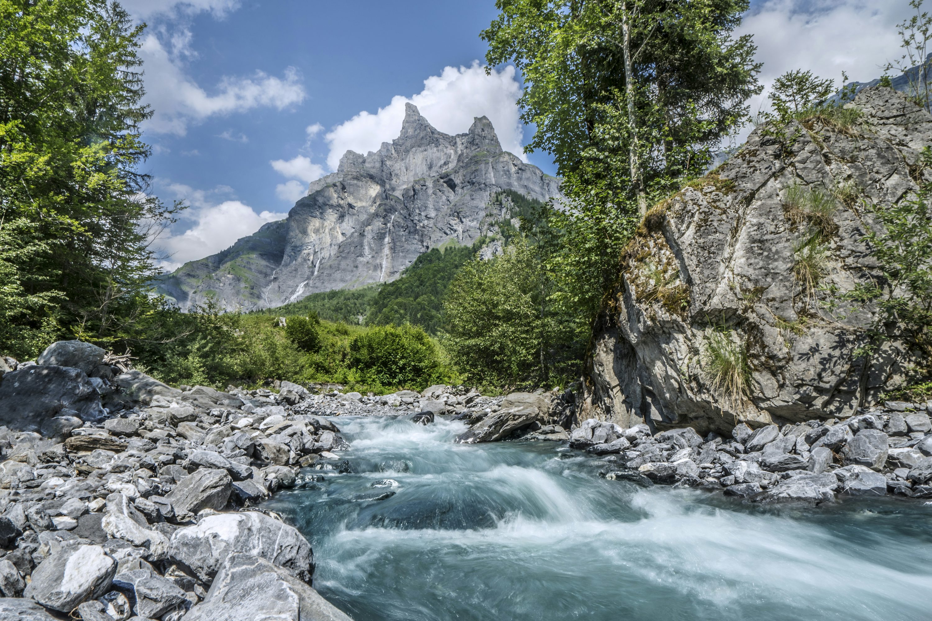 Mountain Stream Picture. Download Free Image