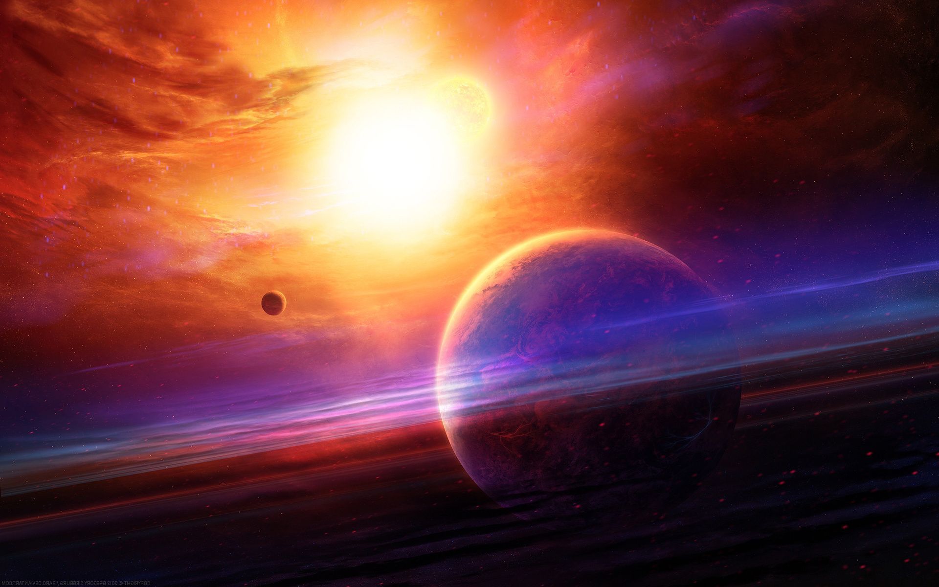 Space Stars Planets Wallpaper HD Wallpaper Girls