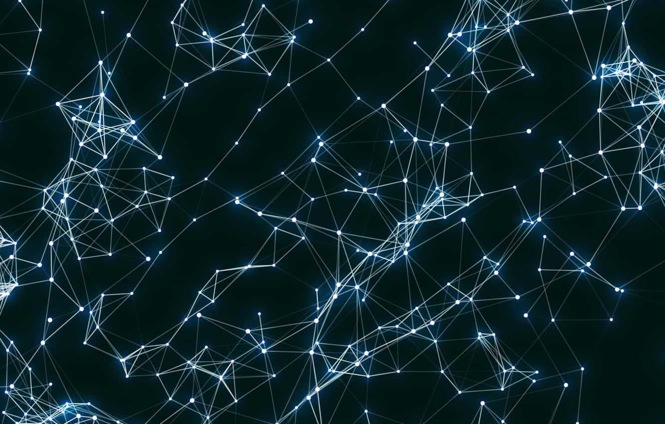 Download Connected Chains Of Dots And Lines Wallpaper