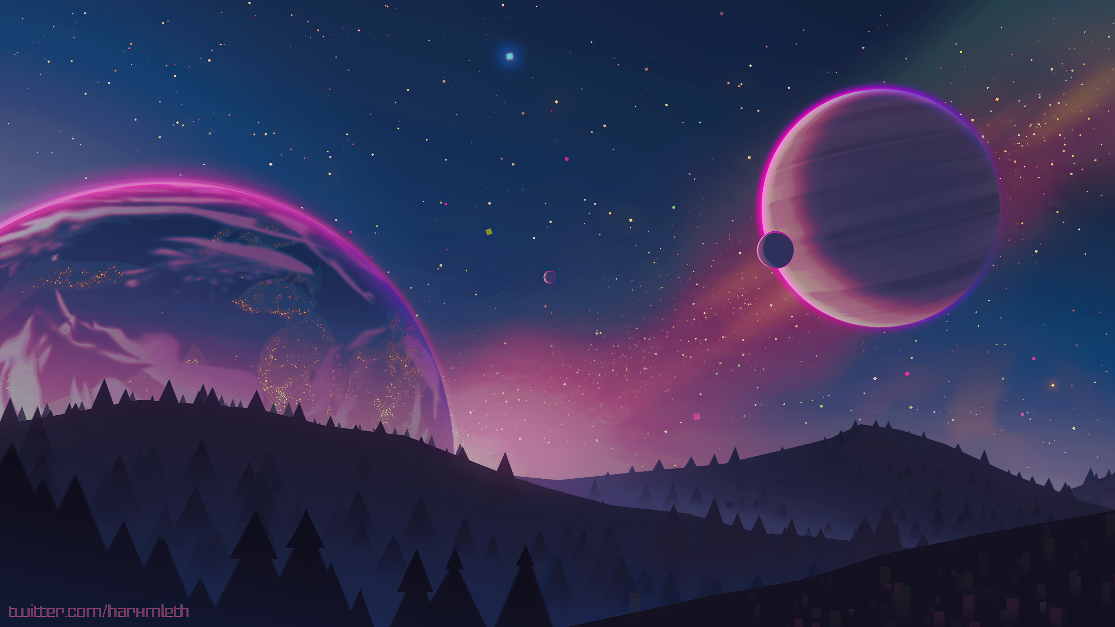Stars Planets 4k Wallpaper, HD Artist Wallpaper, 4k Wallpaper, Image, Background, Photos and Picture