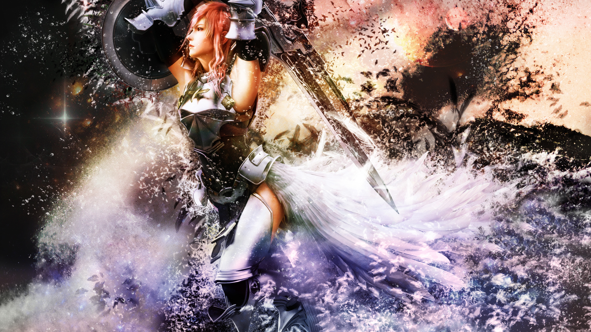 Image Final Fantasy Final Fantasy XIII Fantasy young woman 1920x1080