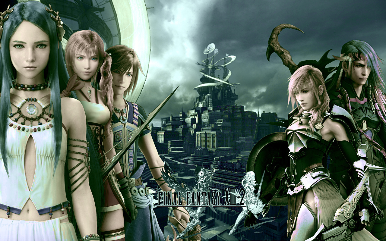 Wallpaper Final Fantasy Final Fantasy XIII female Games