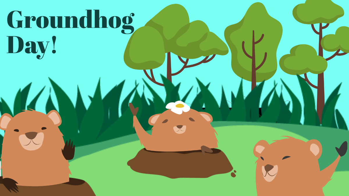 Free Groundhog Day Wallpaper Background to Edit Online